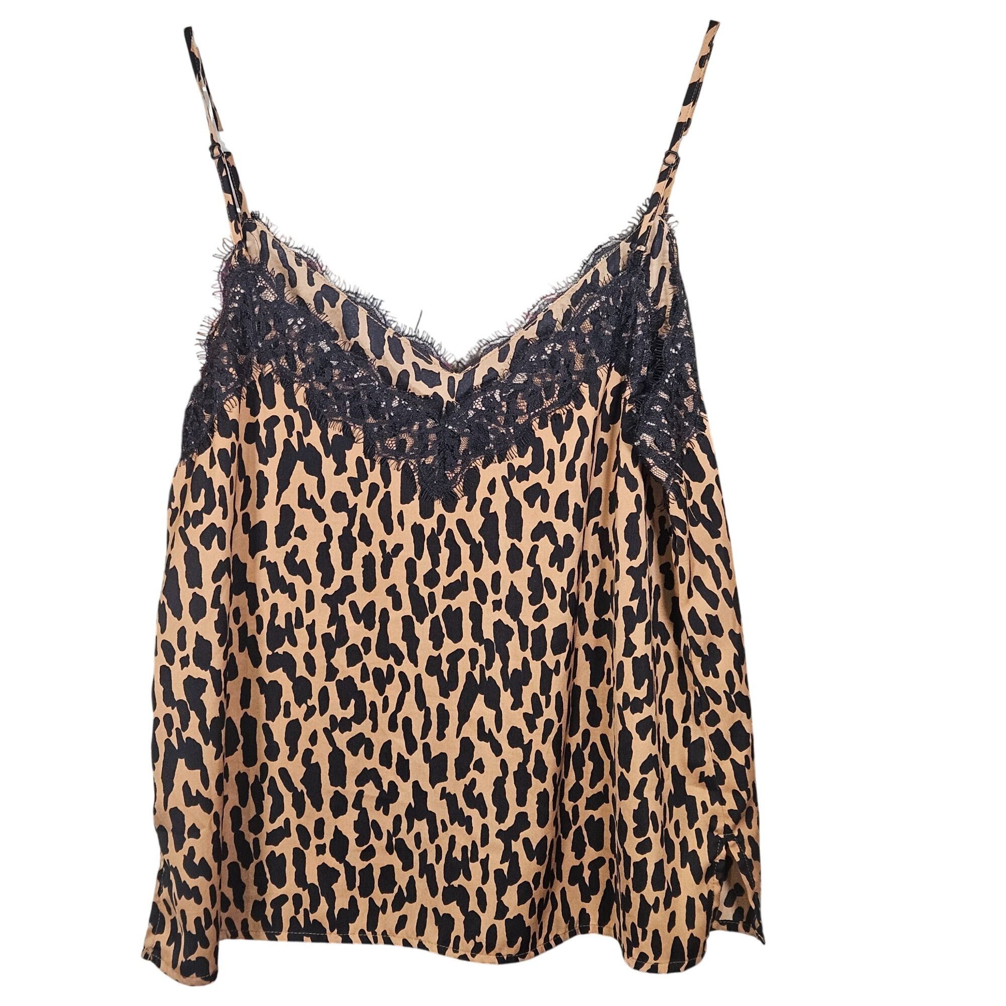 Other BP Women's Leopard Lace Camisole Top Med Y2K Indie Sleaze Da Size M / US 6-8 / IT 42-44 - 3 Thumbnail