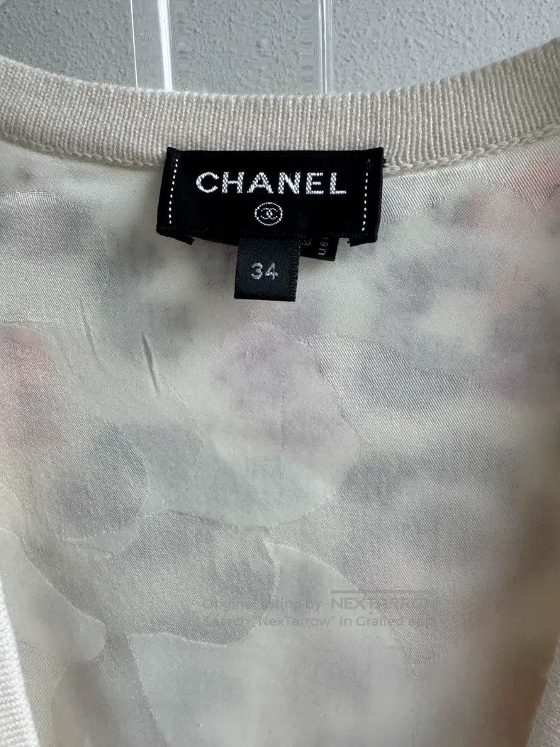 Chanel Chanel 22P white background colourful flower embroidery se Size XXS / US 00 / IT 34 - 3 Thumbnail