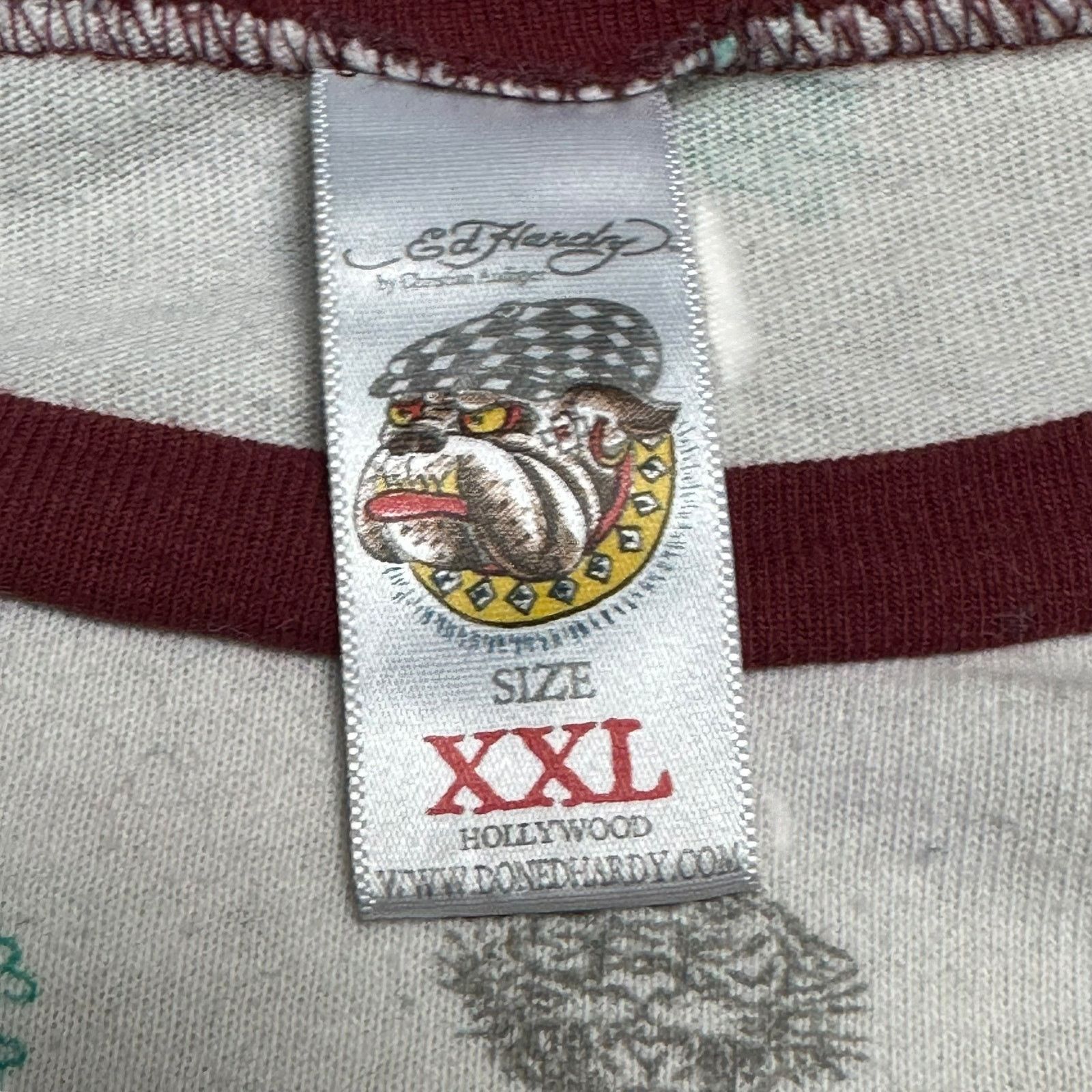 Ed Hardy Vintage Y2K Ed Hardy Christian Audiger Eagle Long Sleeve Tee Size US XXL / EU 58 / 5 - 5 Thumbnail