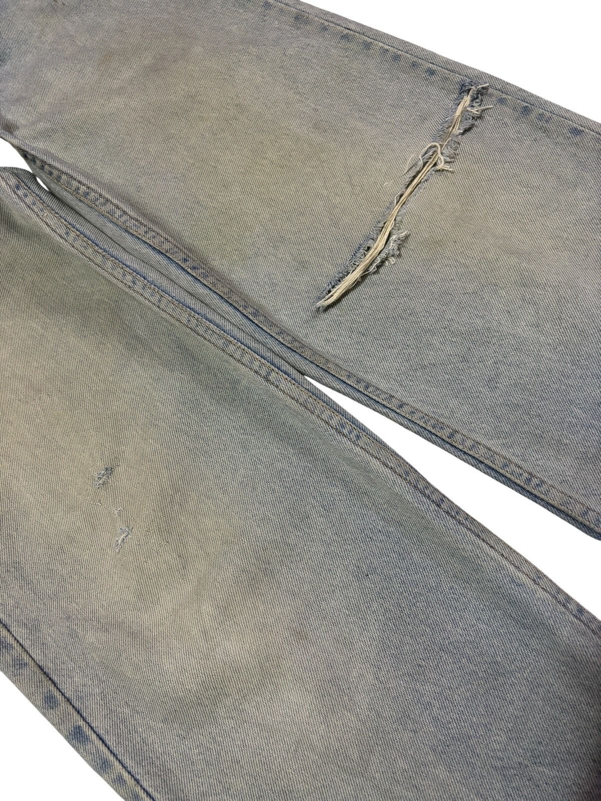 Levi's Vtg Levis 550 Relaxed Raw Distressed Jeans Size US 31 - 4 Thumbnail