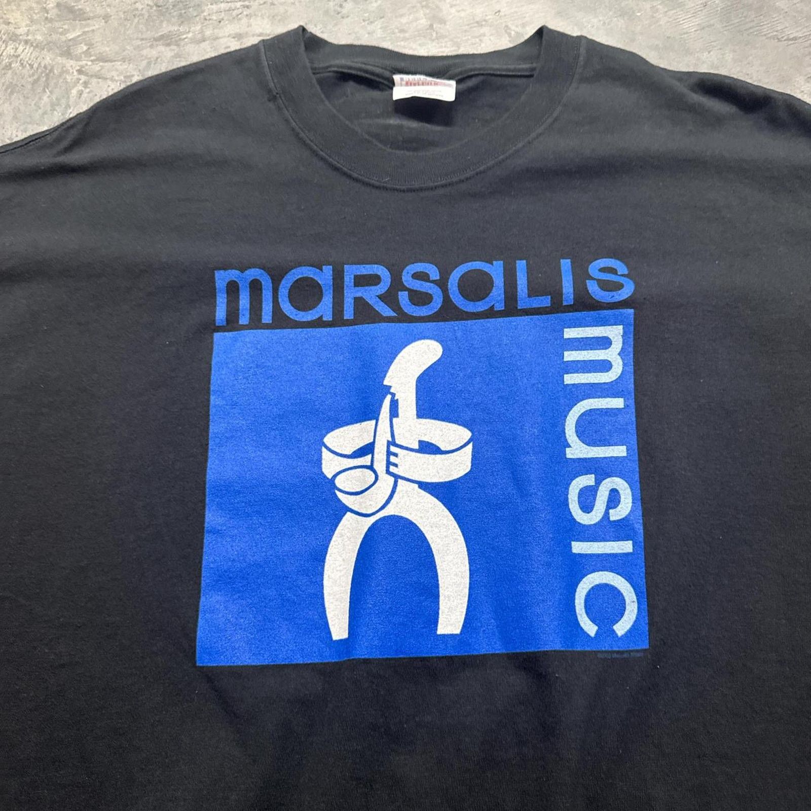 Vintage Vintage 2000s Marsalis Music Jazz Studio Graphic T-Shirt Size US XL / EU 56 / 4 - 2 Thumbnail