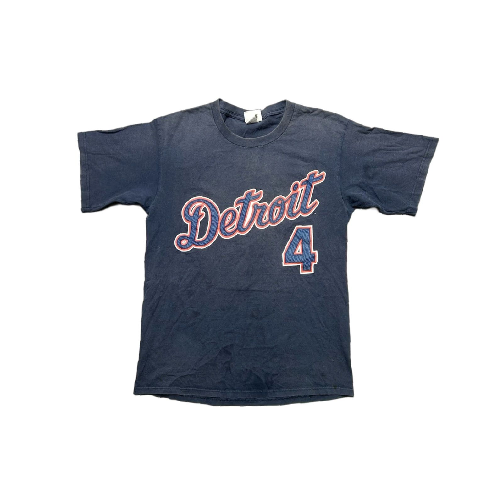 MLB VINTAGE Detroit Tigers T-Shirt Bobby Higginson #4 MLB Blue M & M Men Medium Sized Shirt Size US M / EU 48-50 / 2 - 1 Thumbnail
