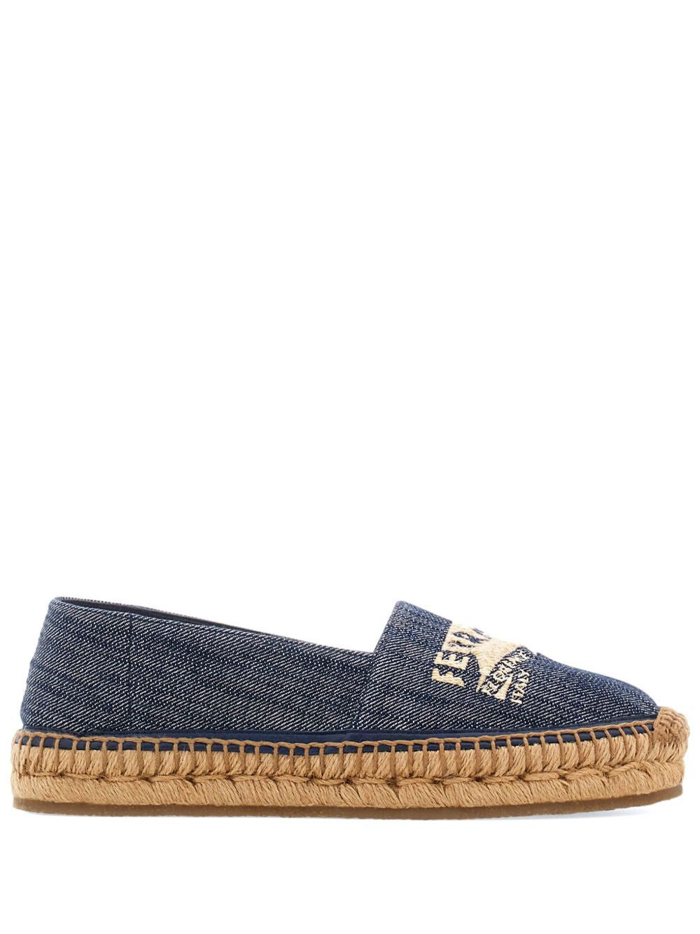 Ferragamo Denim Espadrilles SIZE 7