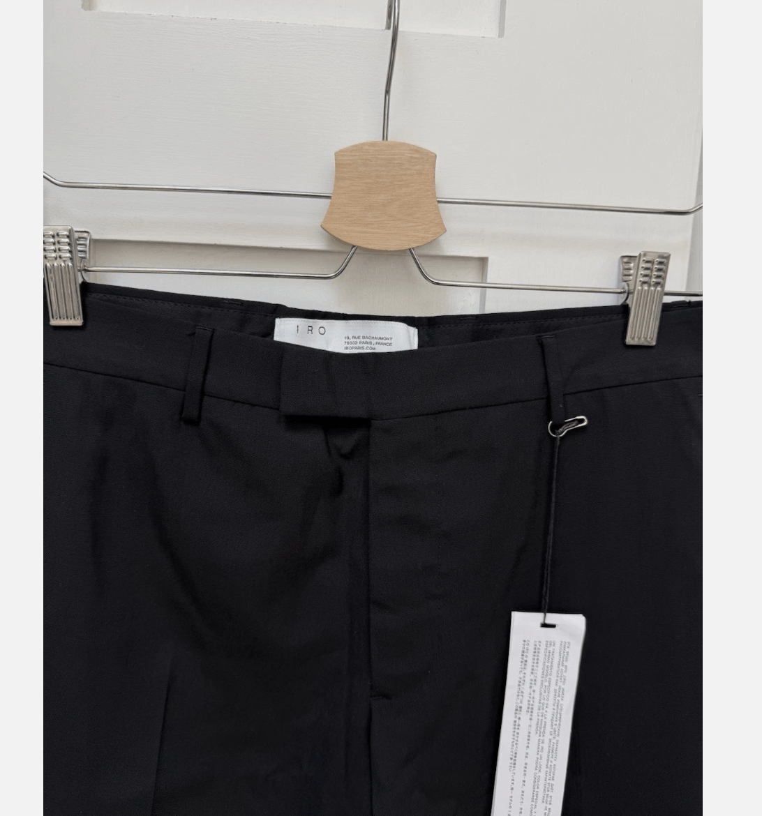 Iro IRO NWT Men's Wool Slacks Pants EU48 US 38 or 32" waist Size 38R - 2 Thumbnail