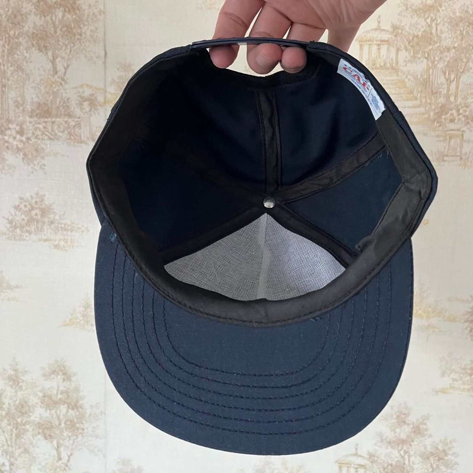 Vintage 80s Air Force Hat | USA Patch Low Crown Snapback | OSFA Size ONE SIZE - 7 Thumbnail