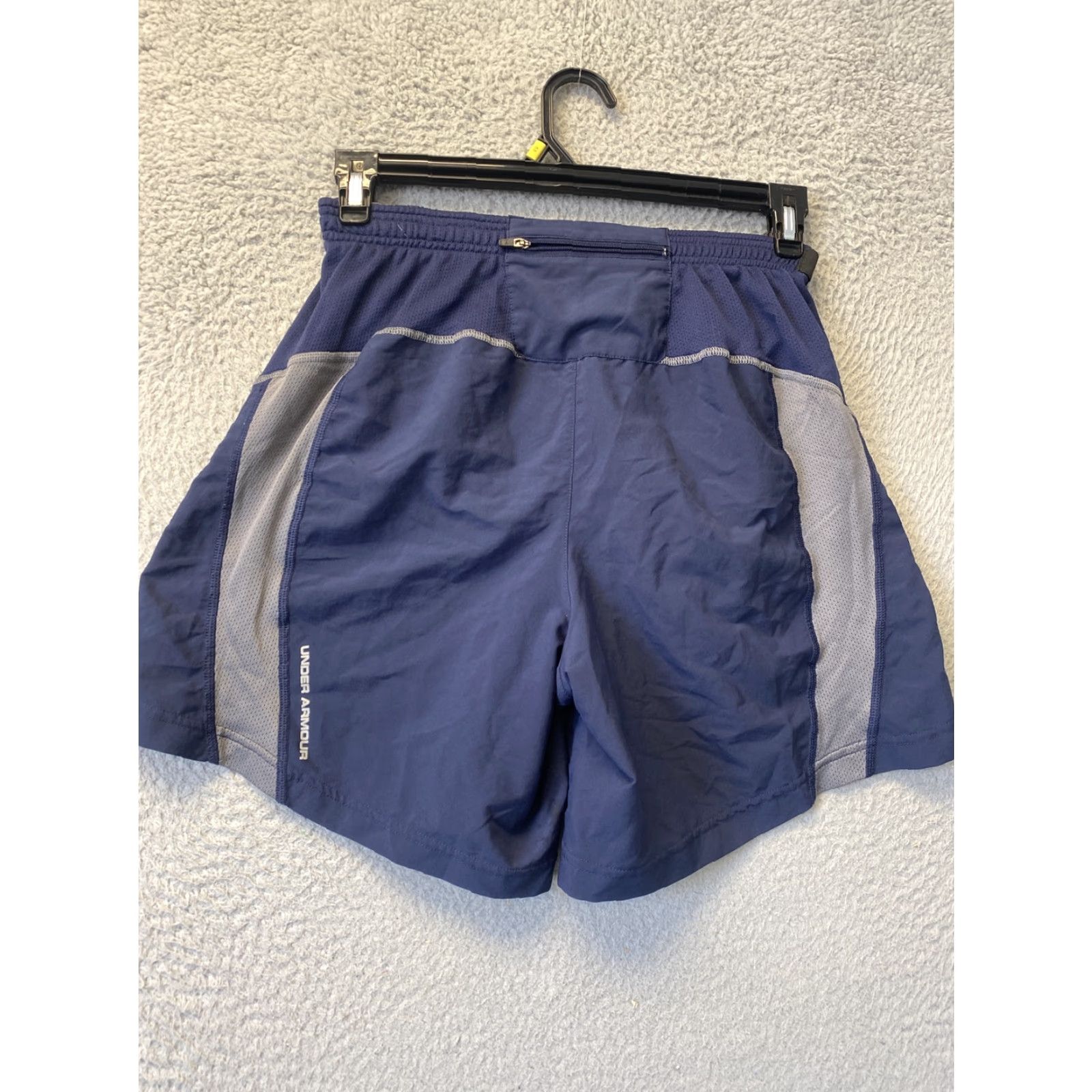 Under Armour Under Armour Shorts Womens S Small Blue Logo Training Running Gym/50-47 Size 28" / US 6 / IT 42 - 7 Thumbnail