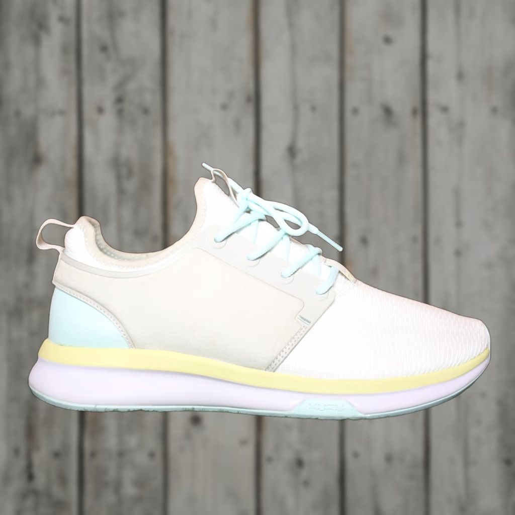 Vintage KURU Atom White Gray Blue Walking Sneakers Women's Sz. 10 Wide Sneaker, Lace Up, Low Top, Athletic Shoes, US 10, EU 41 Size US 8 / IT 38 - 1 Thumbnail