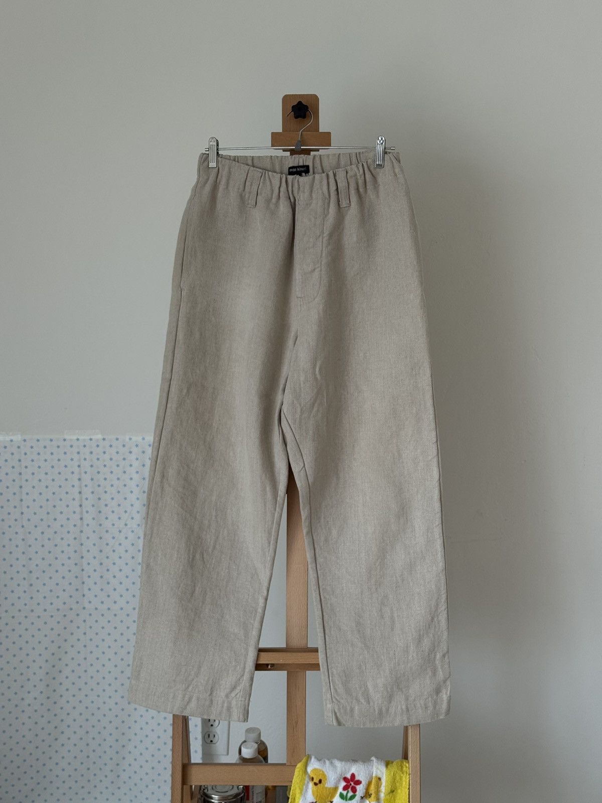 Elastic Pant – Tumbled Hemp Canvas