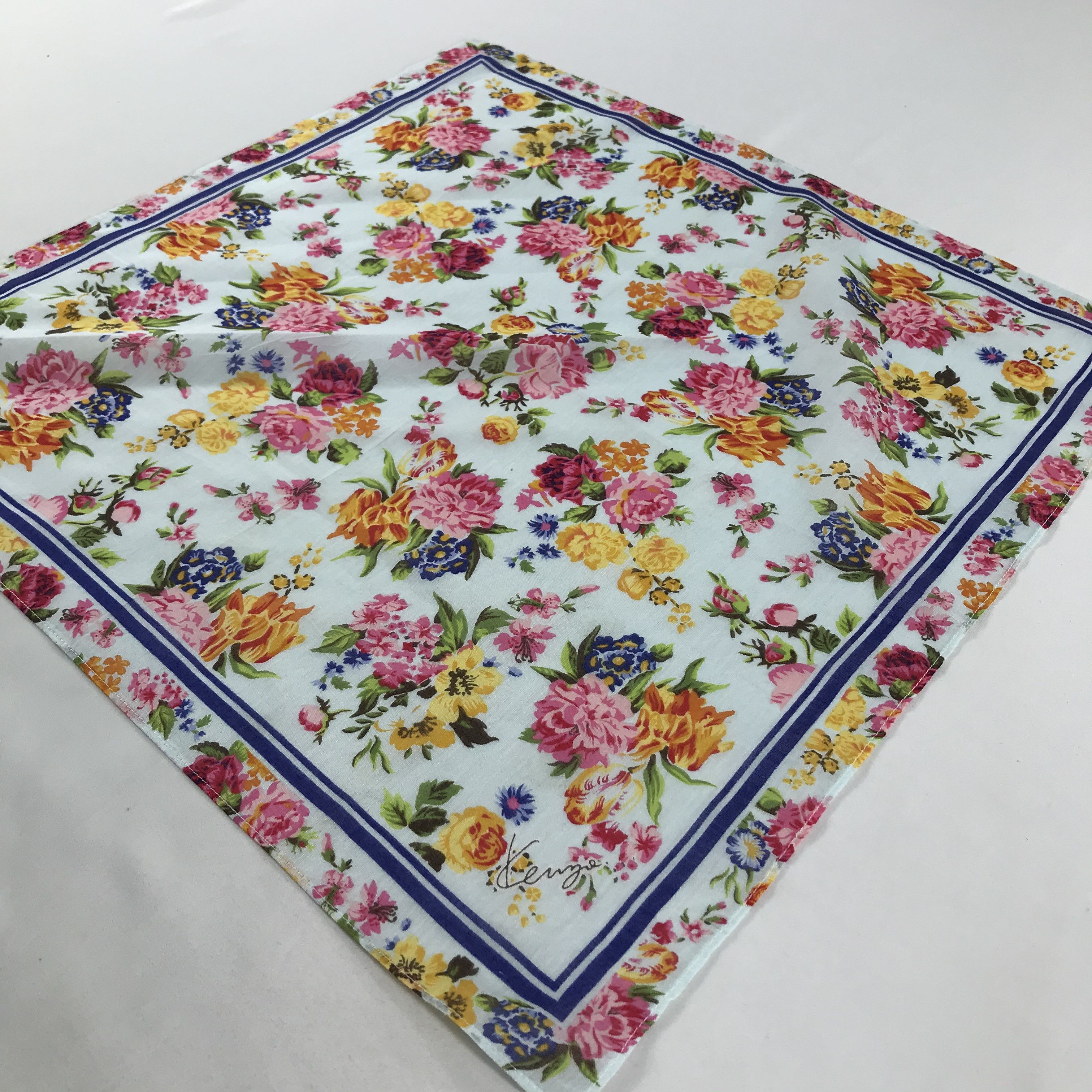 Kenzo × Vintage Kenzo Bandana / Handkerchief / Neckerchief - S1422 Size ONE SIZE - 2 Thumbnail