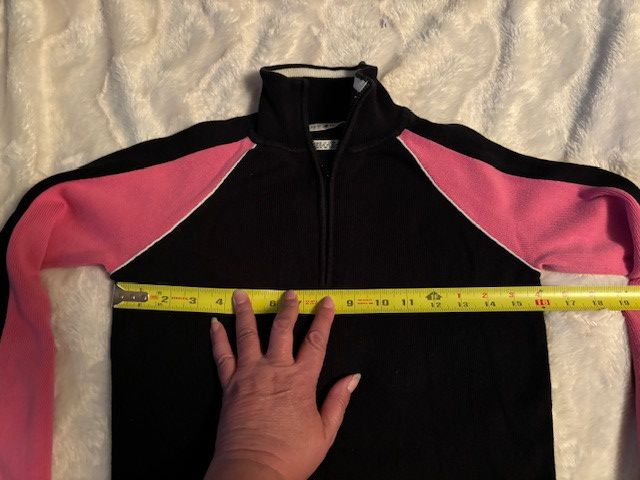 Tommy Hilfiger Tommy Hilfiger Black and Pink ribbed sweater Ladies Size S Size S / US 4 / IT 40 - 8 Thumbnail