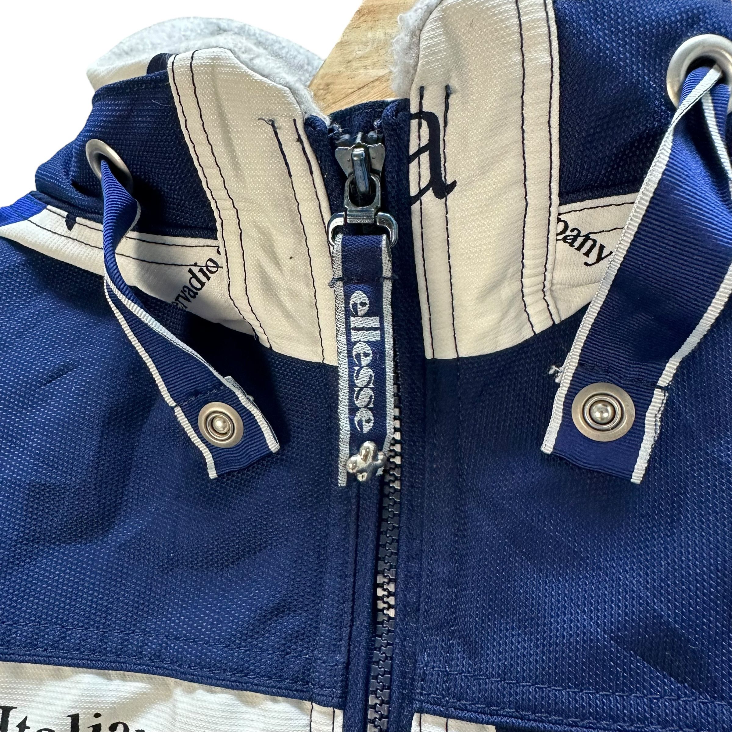 Ellesse × Goldwin Vintage Ellesse Allover print Logo Ski Jacket #A30-0683 Size US L / EU 52-54 / 3 - 4 Thumbnail