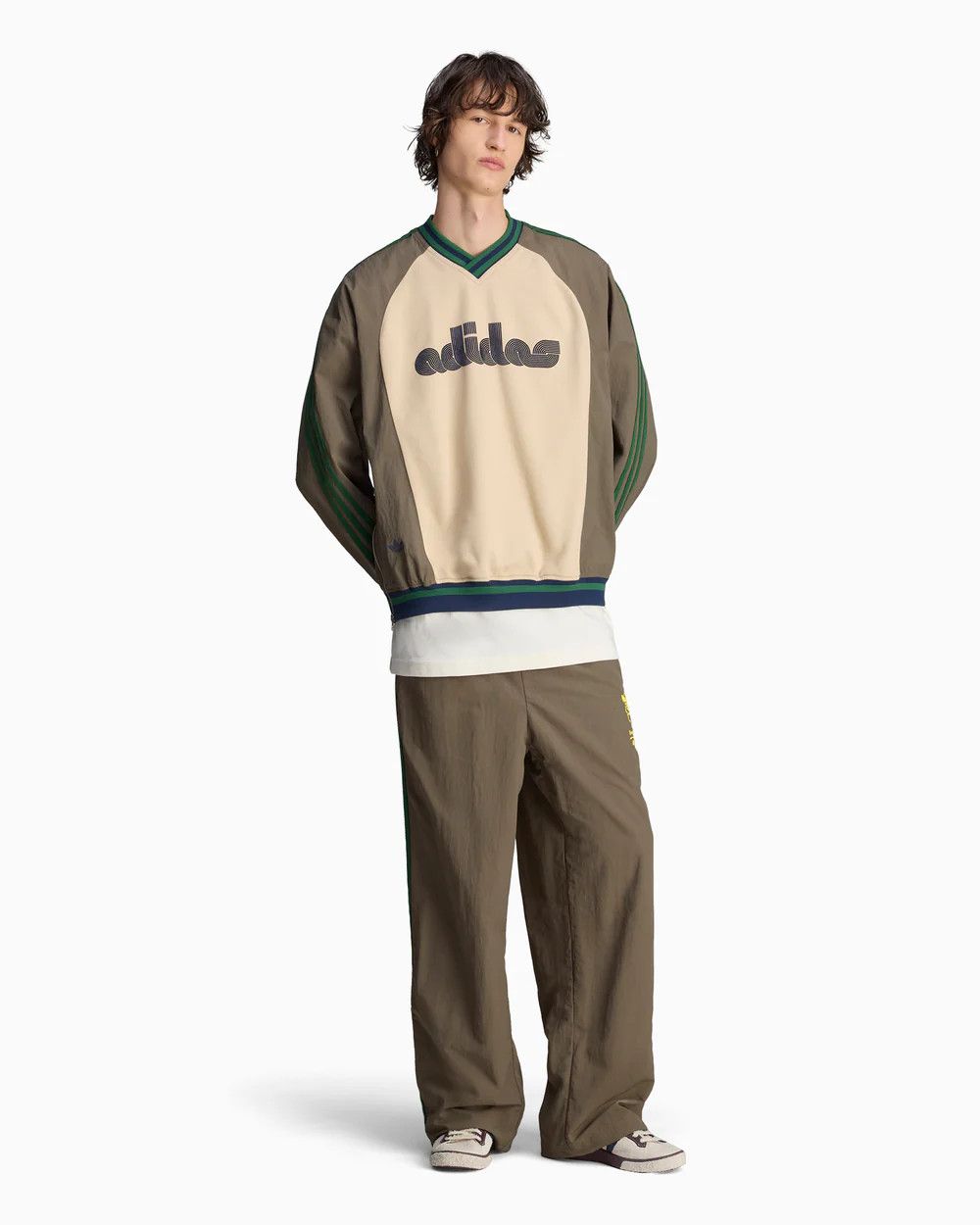 Adidas × Brain Dead o1mle0526 Crewneck Sweatshirt in Multicolor Size US XL / EU 56 / 4 - 1 Thumbnail