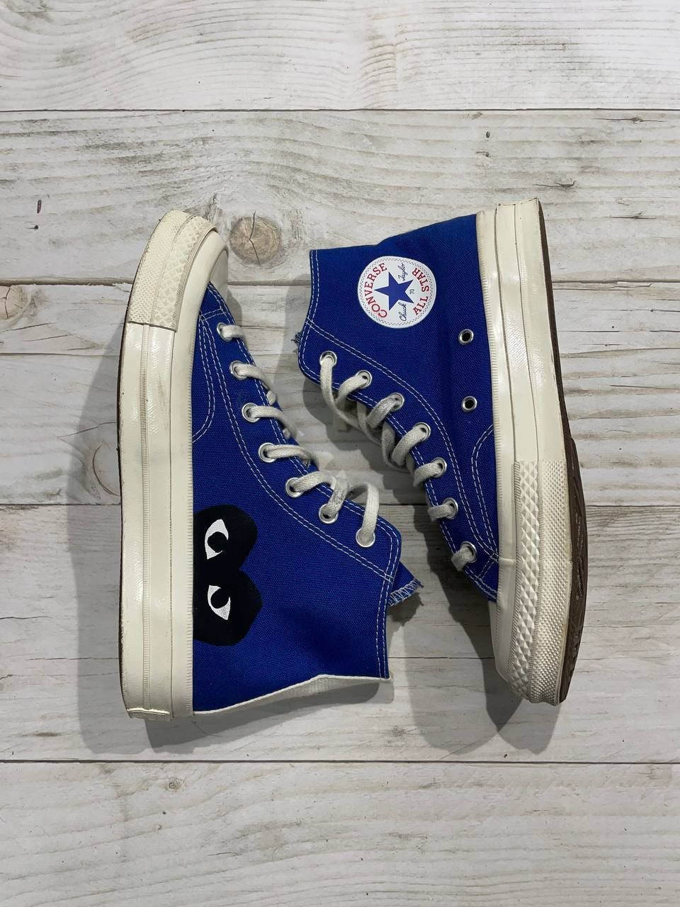 Comme des Garcons Comme Des Garçons Play x Converse High Top Sneakers Woman Size US 8 / IT 38 - 4 Thumbnail