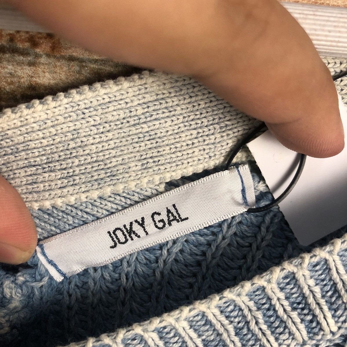 Homespun Knitwear × Japanese Brand Joky Gal Blue faded Knitwear #A1984 Size M / US 6-8 / IT 42-44 - 9 Thumbnail