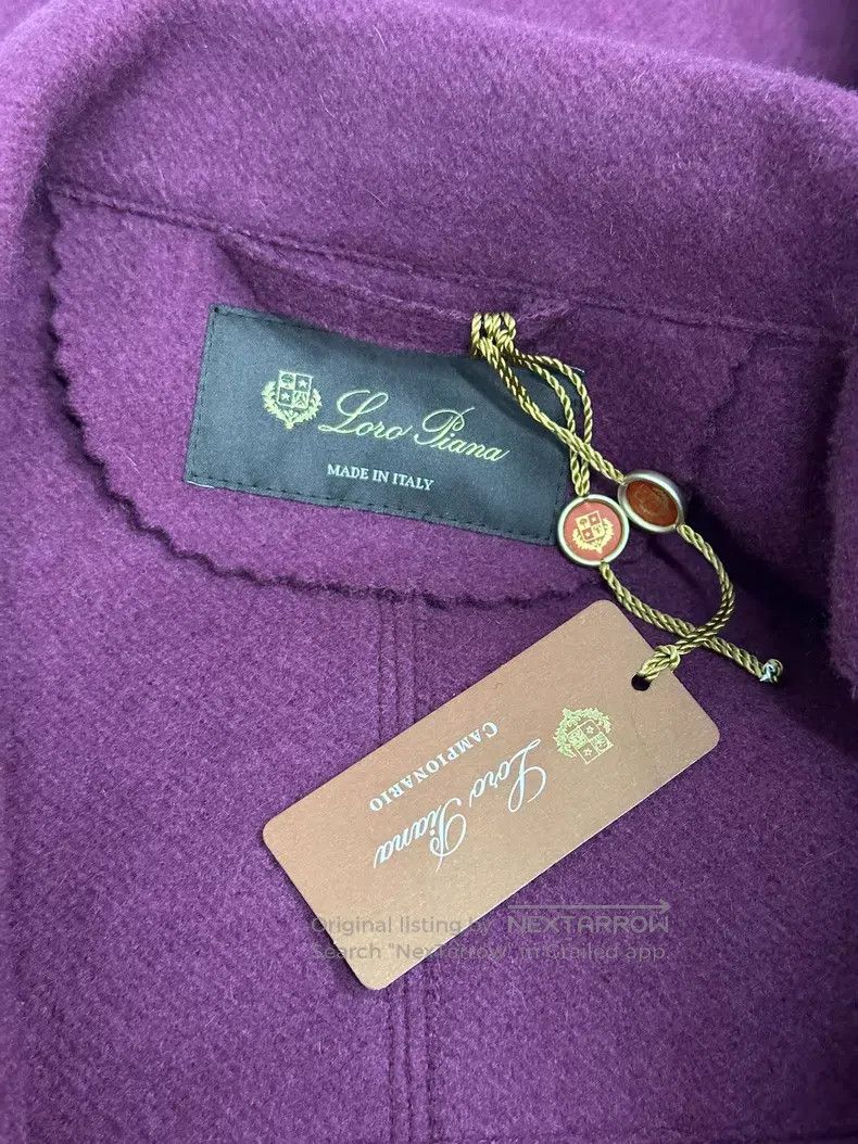 Loro Piana Loro Piana Purple Cashmere Coat Size S / US 4 / IT 40 - 3 Thumbnail