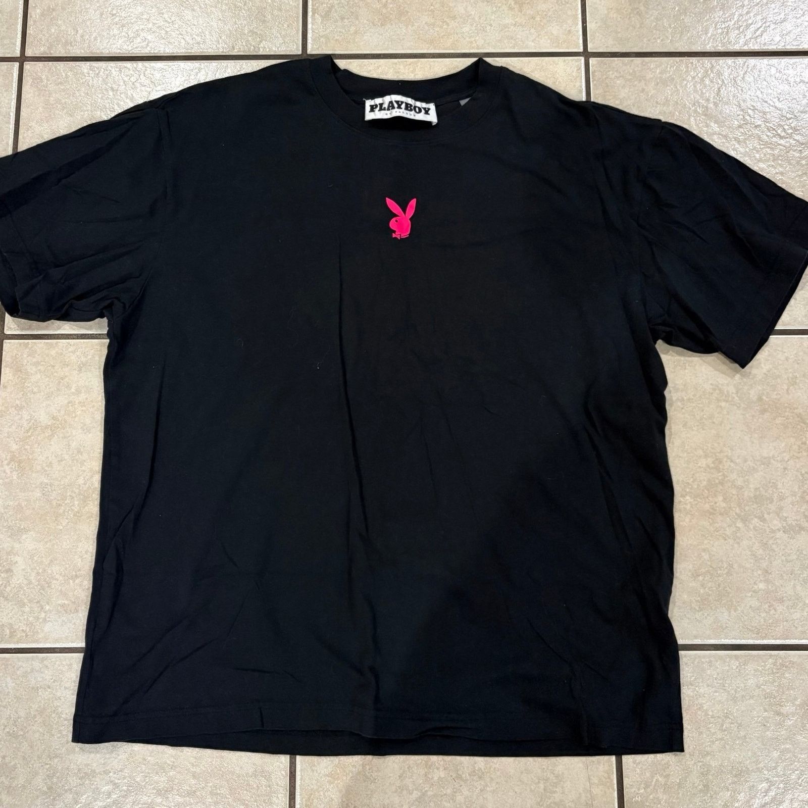 Playboy Playboy by pacsun pink bunny men’s shirt large Size US L / EU 52-54 / 3 - 1 Thumbnail
