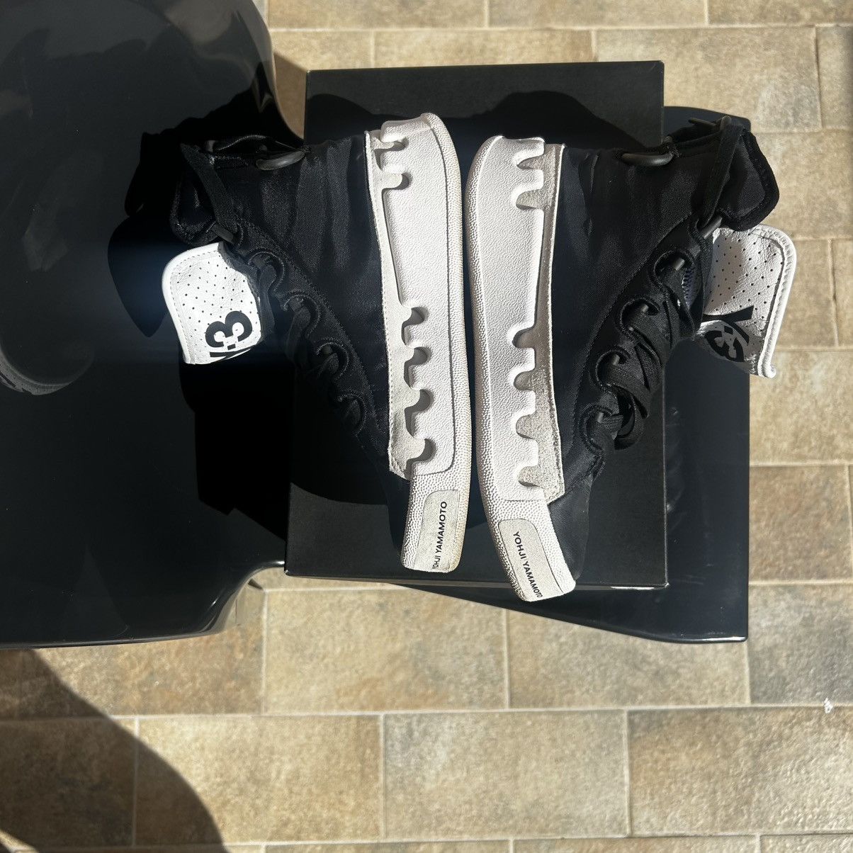 Adidas × Y-3 Y-3 Ayero Black White EU 40 US 7 Size US 7 / EU 40 - 5 Thumbnail