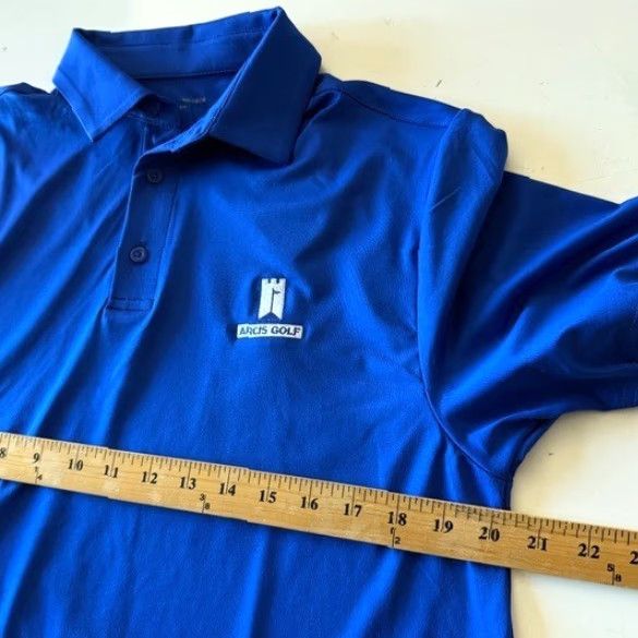 Under Armour Under Armour Polo Shirt Mens Medium Blue Size US M / EU 48-50 / 2 - 6 Thumbnail