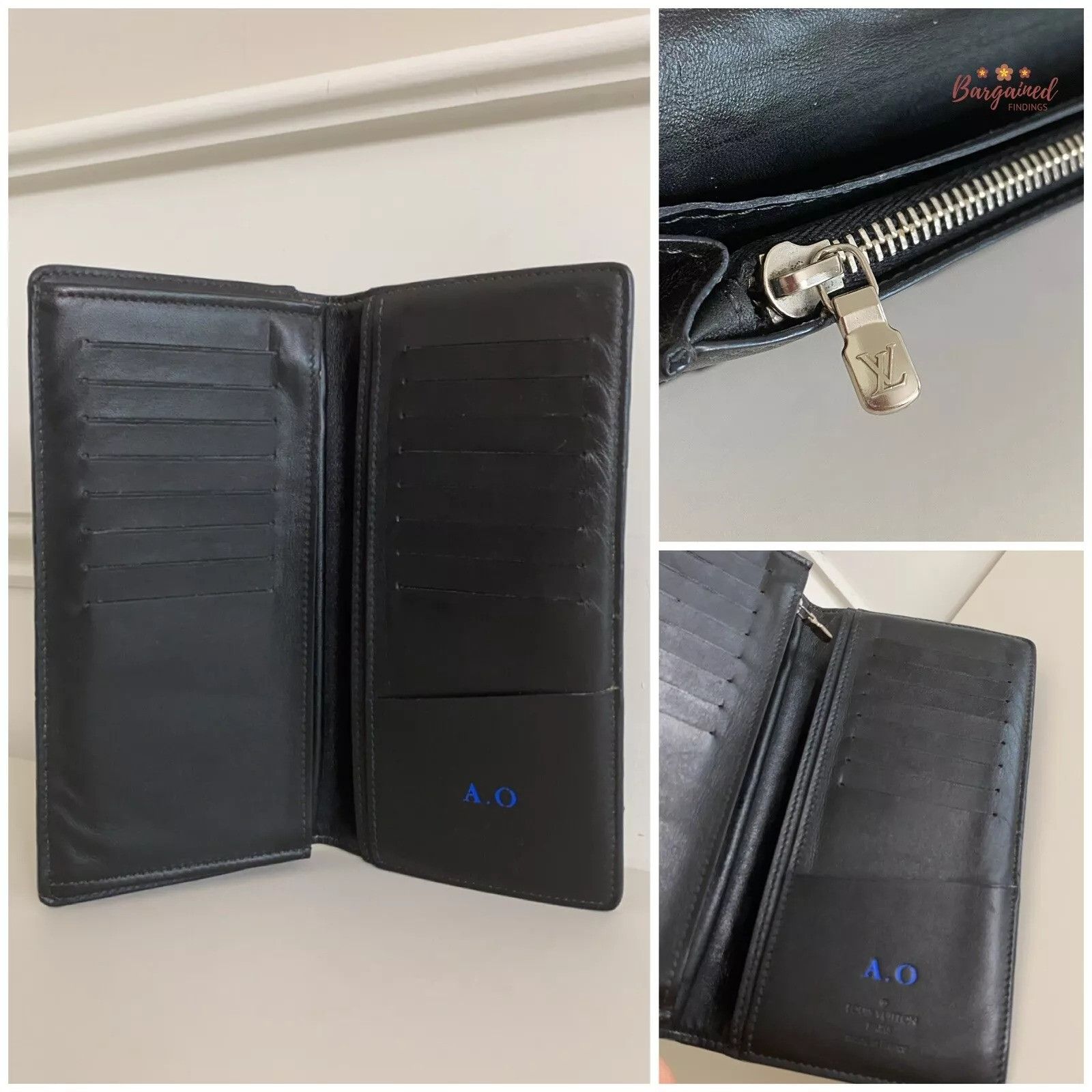 Louis Vuitton Louis Vuitton Damier Graphite Canvas Leather Brazza Wallet Size ONE SIZE - 13 Thumbnail