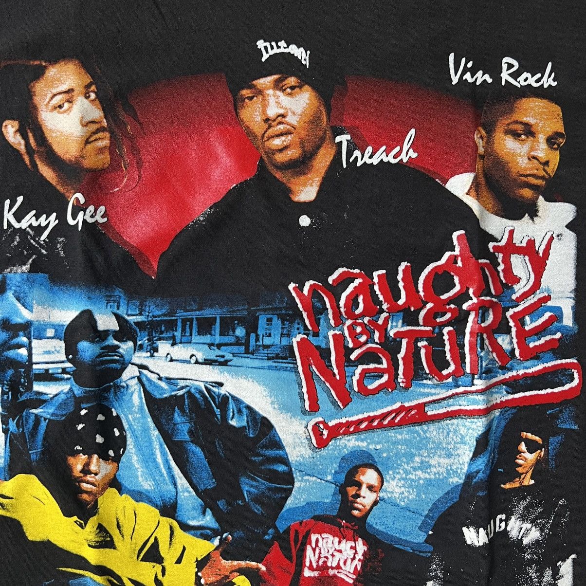 Rap Tees Feel Me Flow Naughty By Nature Hip Hop Hooray Size US XL / EU 56 / 4 - 5 Thumbnail