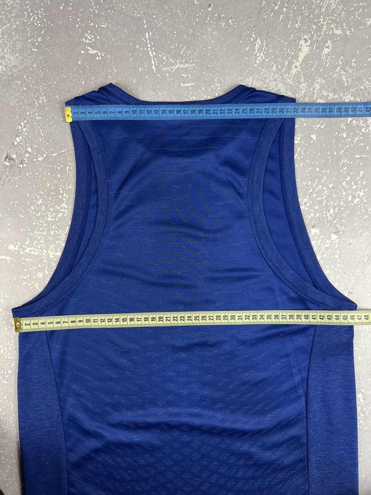 Nike Nike Swoosh Dri fit Gym SleevelessTank Top Mens S Blue Size US S / EU 44-46 / 1 - 8 Thumbnail
