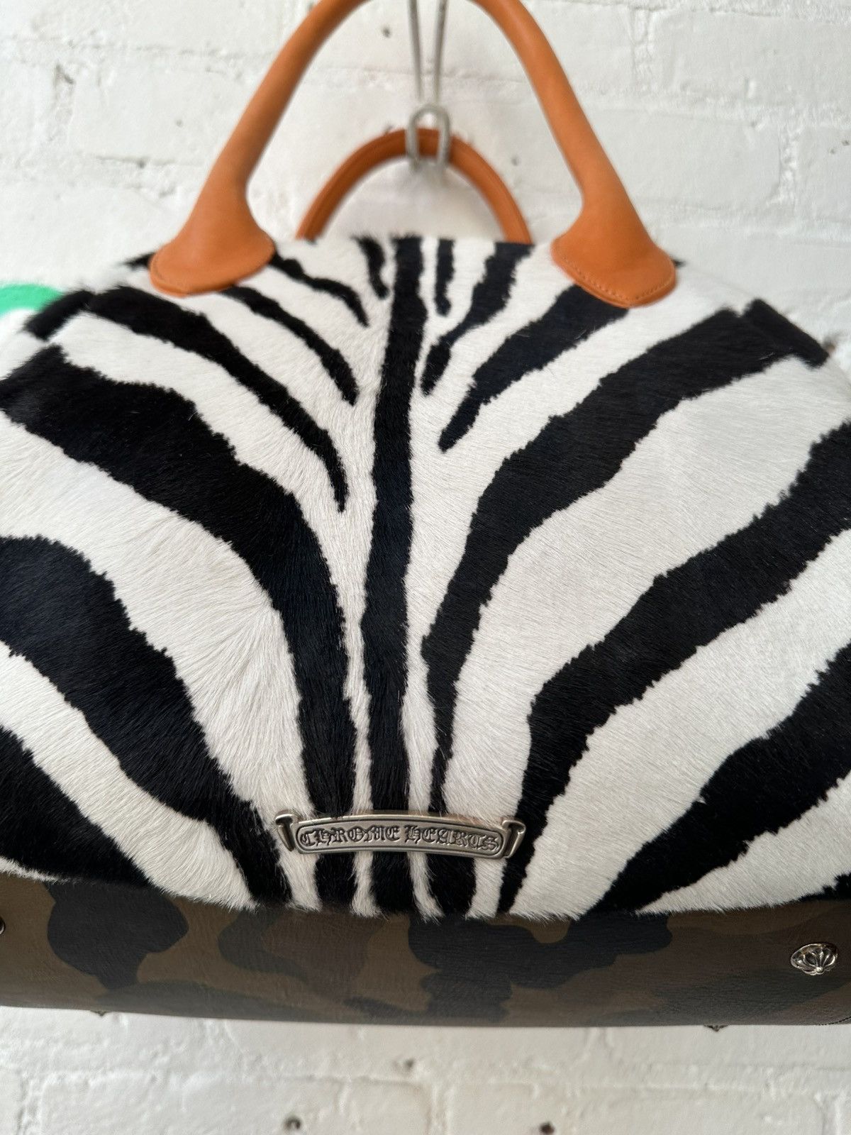 Chrome Hearts Chrome Hearts VIP Zebra XL Cross Patch duffle travel bag Size ONE SIZE - 6 Thumbnail