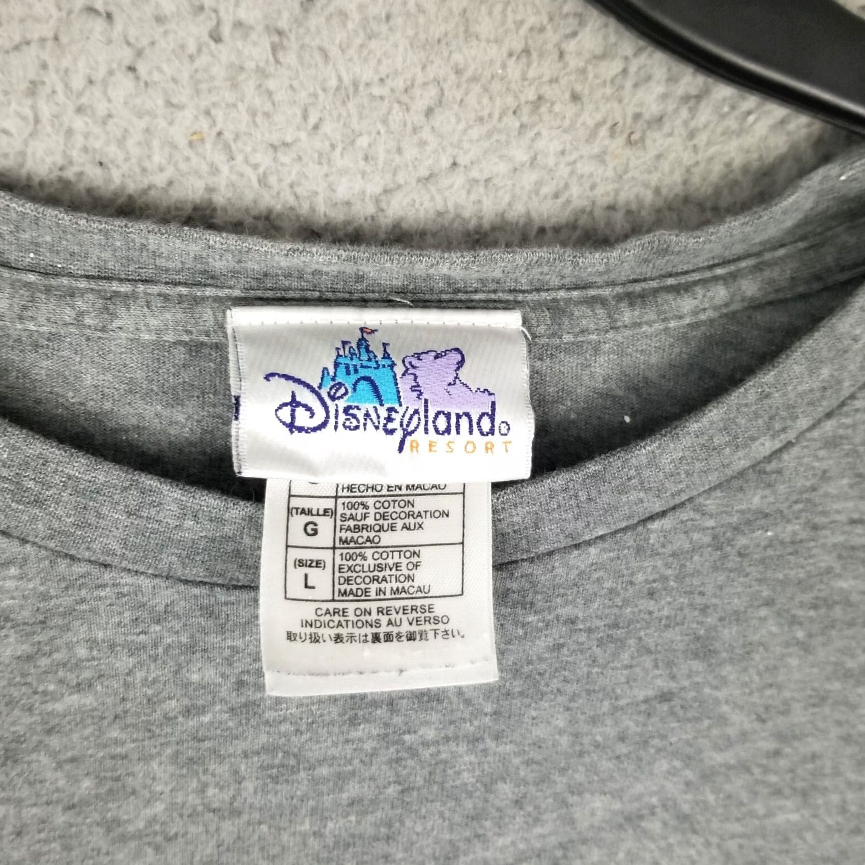Vintage Disneyland Resort Grumpy Pump up The Grump Men T-shirt L Gray Embroidered Logo Crew Neck Short Sleeve Adult Regular Disney Cartoon Logo T-shirt Mens Size US L / EU 52-54 / 3 - 3 Thumbnail