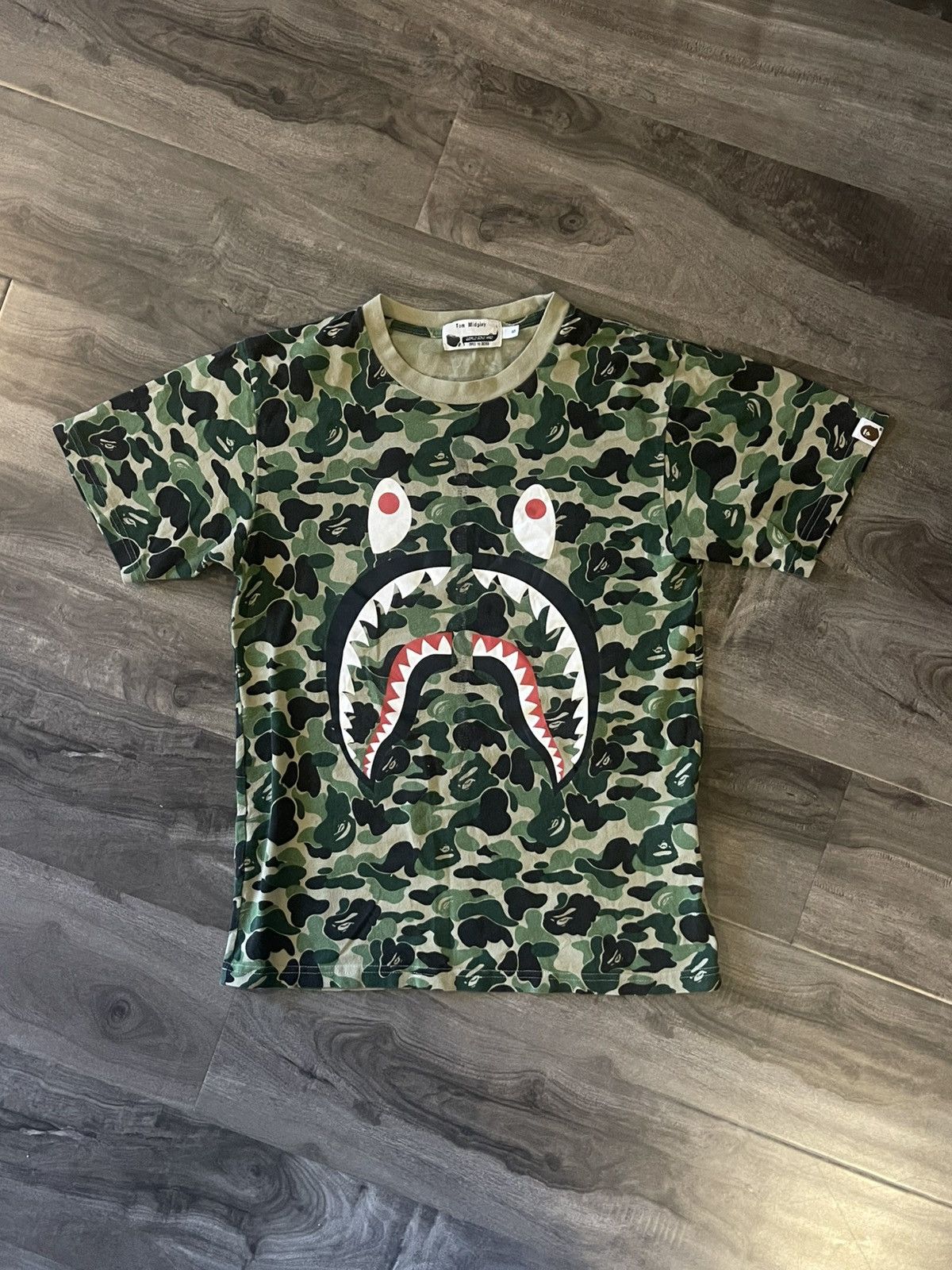 Bape A Bathing Ape Bape Shark Face ABC Camo Tshirt Size US S / EU 44-46 / 1 - 1 Thumbnail