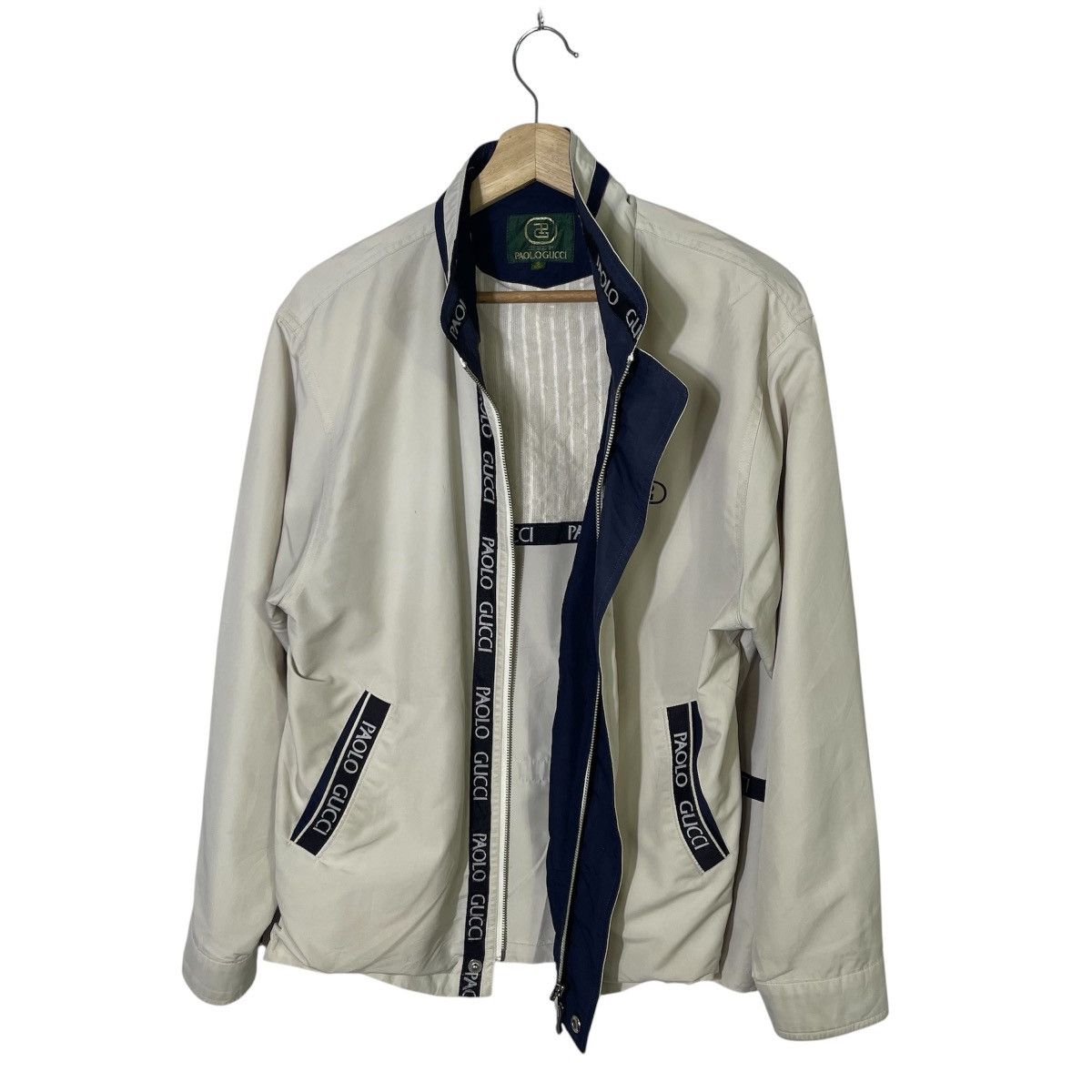 Paolo Gucci Rare! Vintage Paolo Gucci Tape Jacket Size US M / EU 48-50 / 2 - 4 Thumbnail