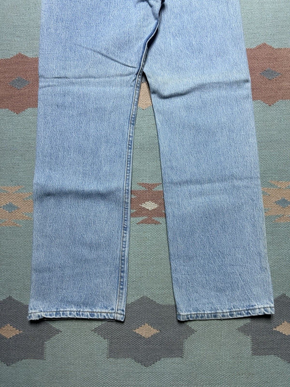 Vintage Vtg 90s Levi’s 501 jeans button fly straight light USA 32x30 Size 32" / US 10 / IT 46 - 2 Thumbnail