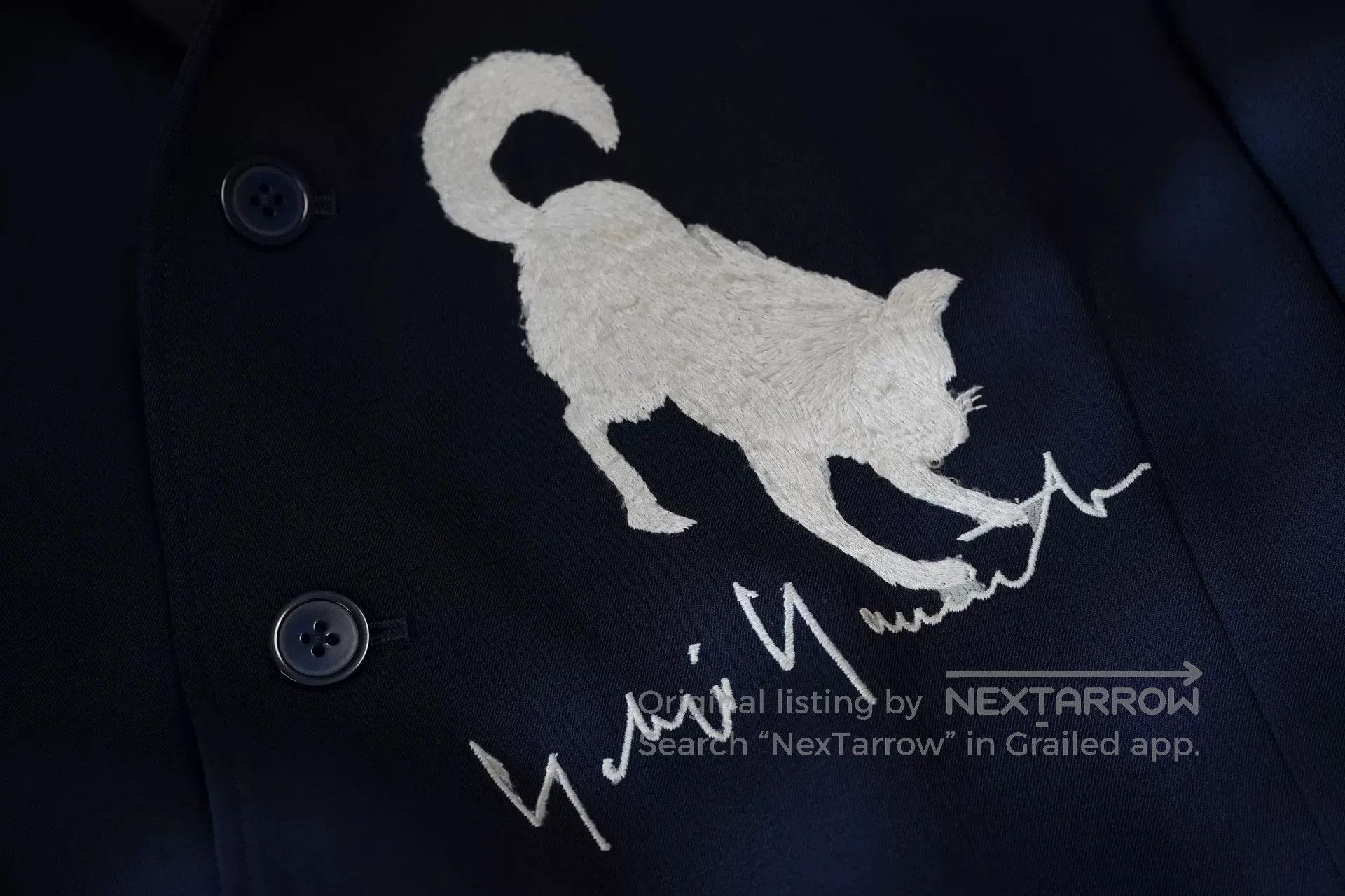 Yohji Yamamoto Yohji Yamamoto Embroidered Jacket 90SS. Size US M / EU 48-50 / 2 - 3 Thumbnail