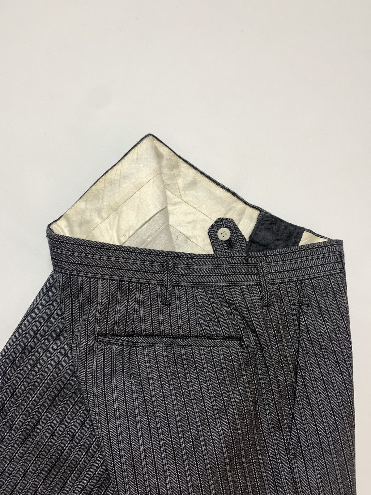 Other Vintage Slacks 1980s Japanese pinstripe trouser Size US 30 / EU 46 - 6 Thumbnail