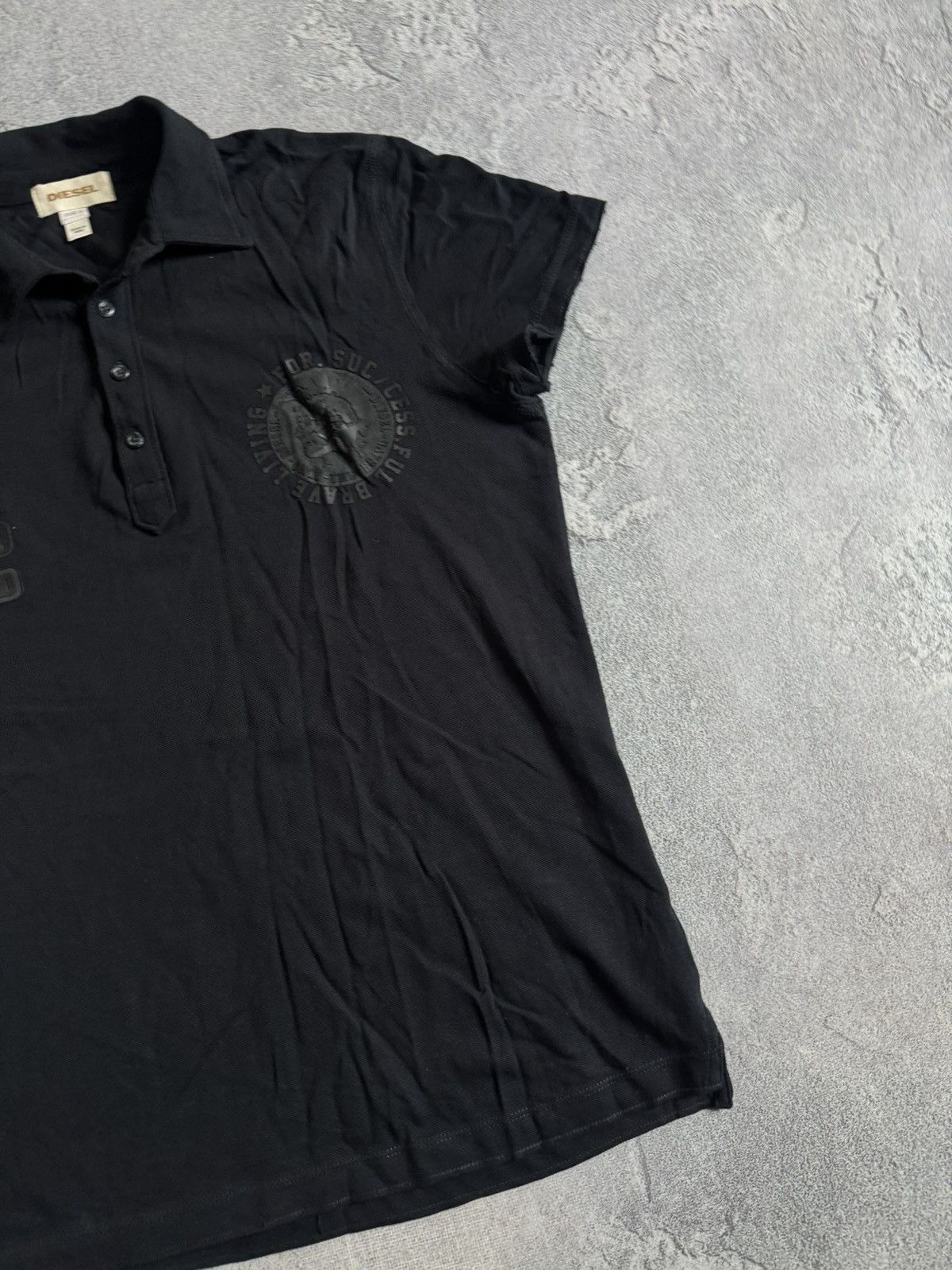 Diesel Diesel S/size polo tee tshirt y2k avantgarde black casual Size US S / EU 44-46 / 1 - 6 Thumbnail