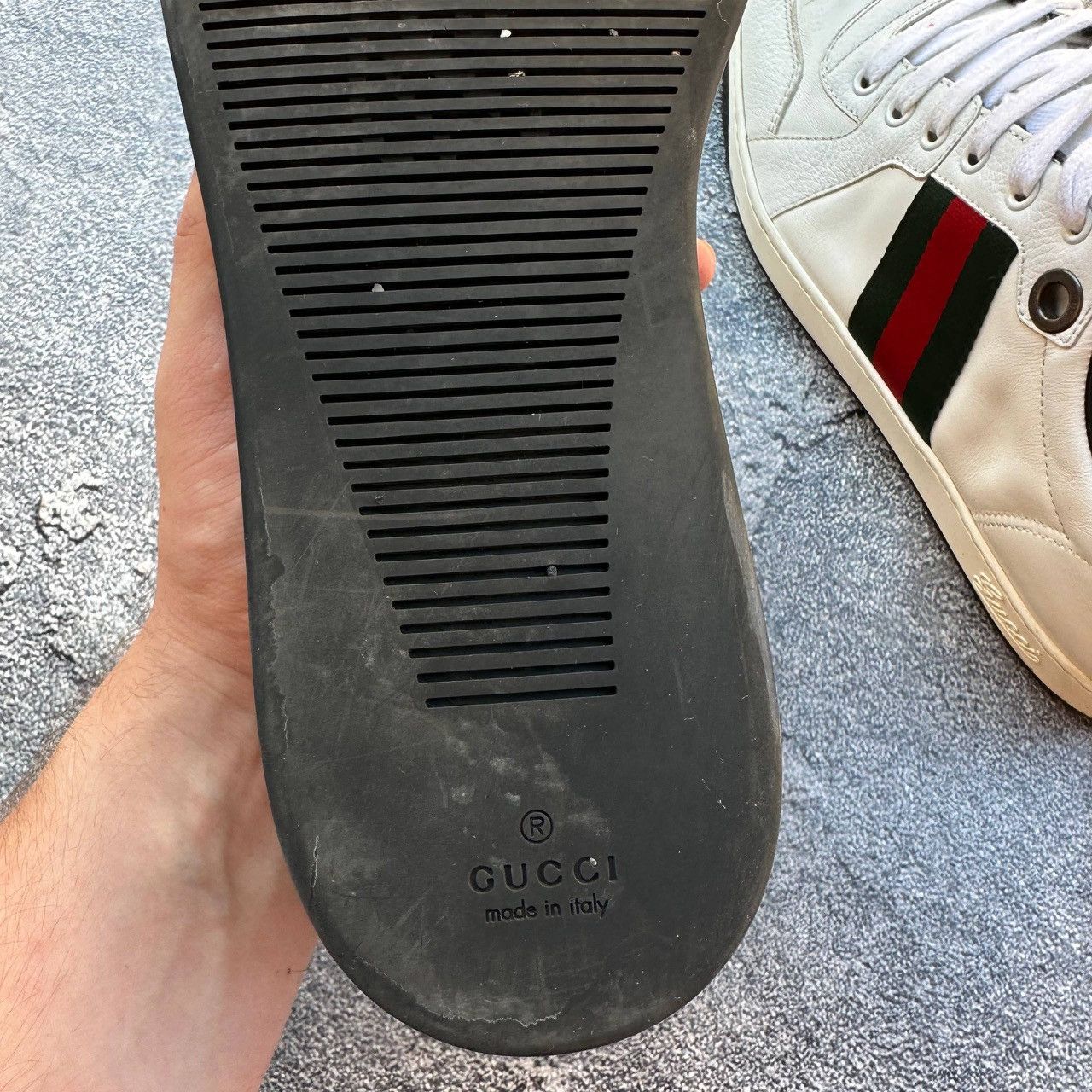 Gucci Gucci Sneakers Leather Size US 7 / EU 40 - 8 Thumbnail