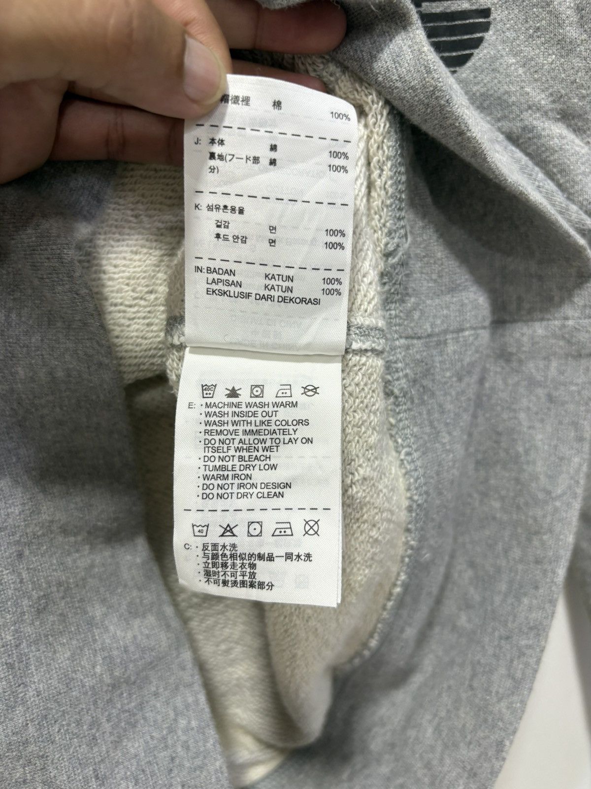 Nike Nike Graphic Print Hoodie Mozambique Trials 76 Grey Jumper Size US S / EU 44-46 / 1 - 6 Thumbnail