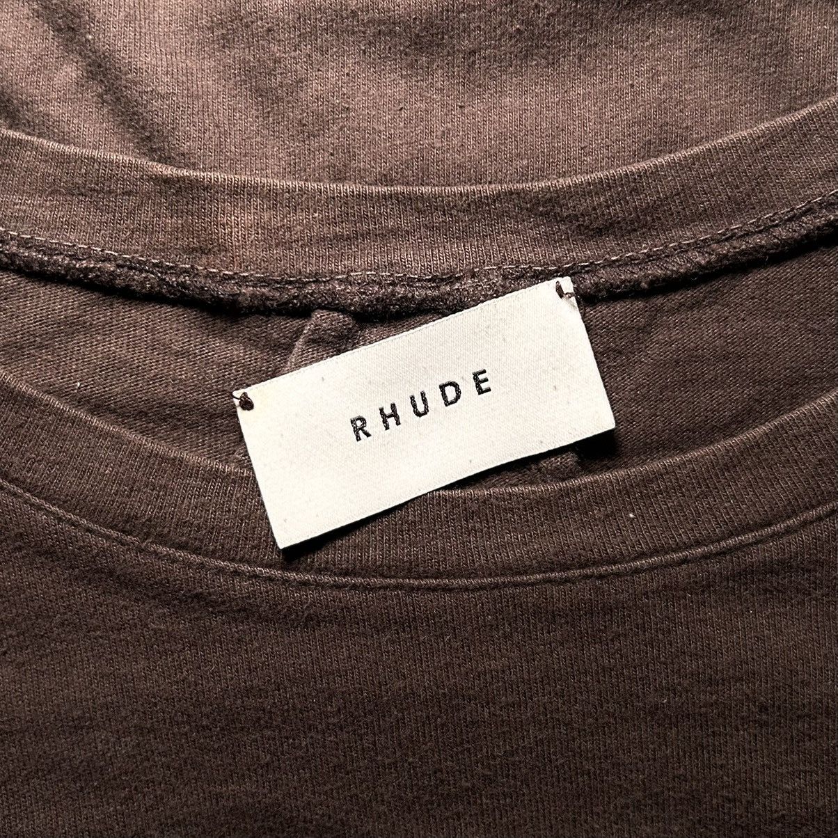 Rhude Slim Virgins T-Shirt (Brown) Size US M / EU 48-50 / 2 - 4 Thumbnail