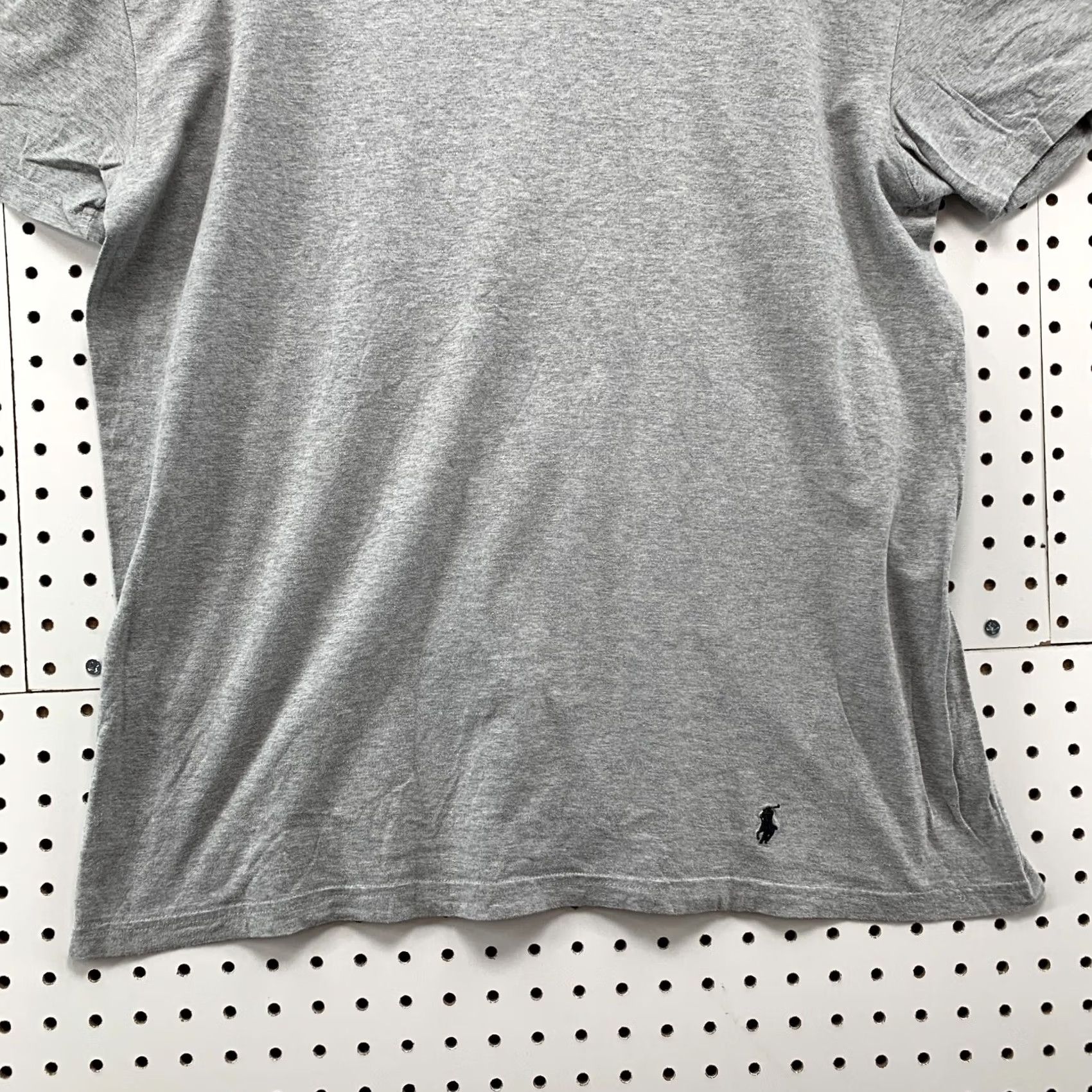 Polo Ralph Lauren Polo Ralph Lauren Shirt Gray Pony Adult Large Classic Fit 22x28 Short Sleeve Crew Neck Cotton, Cotton Blend Size US L / EU 52-54 / 3 - 5 Thumbnail