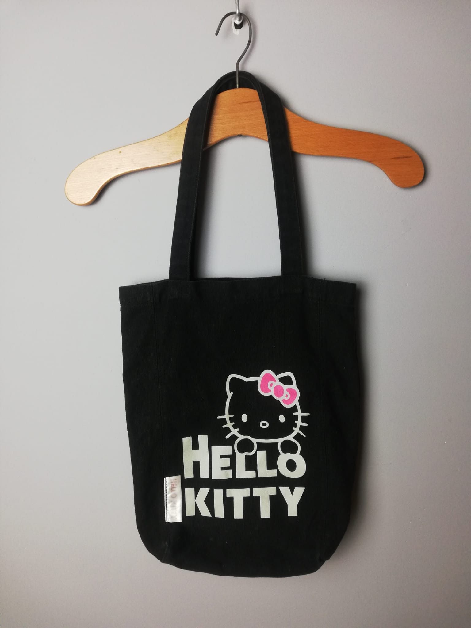 Anime × Japanese Brand × Vintage Hello Kitty y2k Tote Bag Black 2007 RARE Size ONE SIZE - 1 Thumbnail