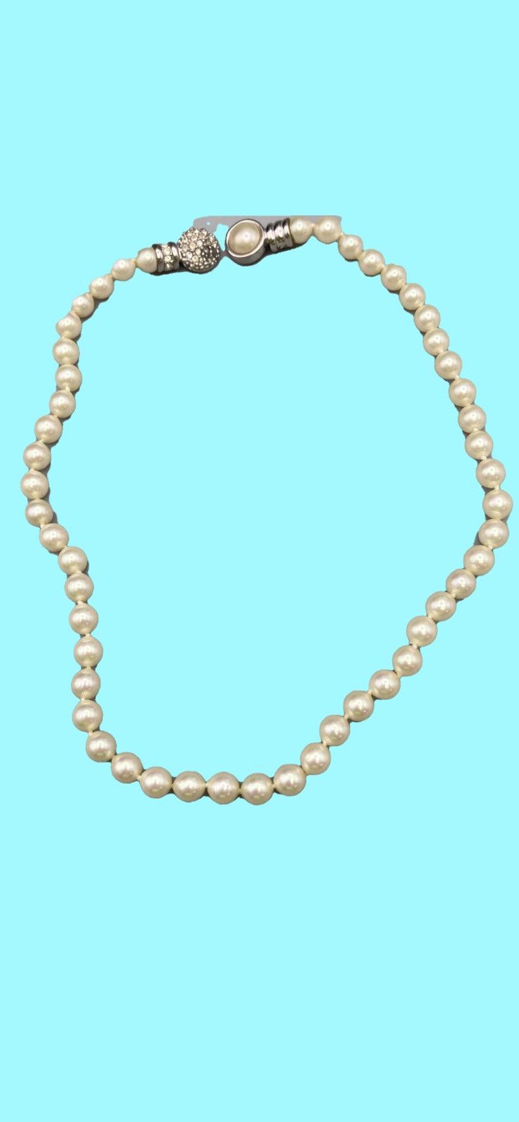 Dior Christian Dior Pearl Necklace – Vintage 70s Magnetic Clasp Size ONE SIZE - 5 Thumbnail