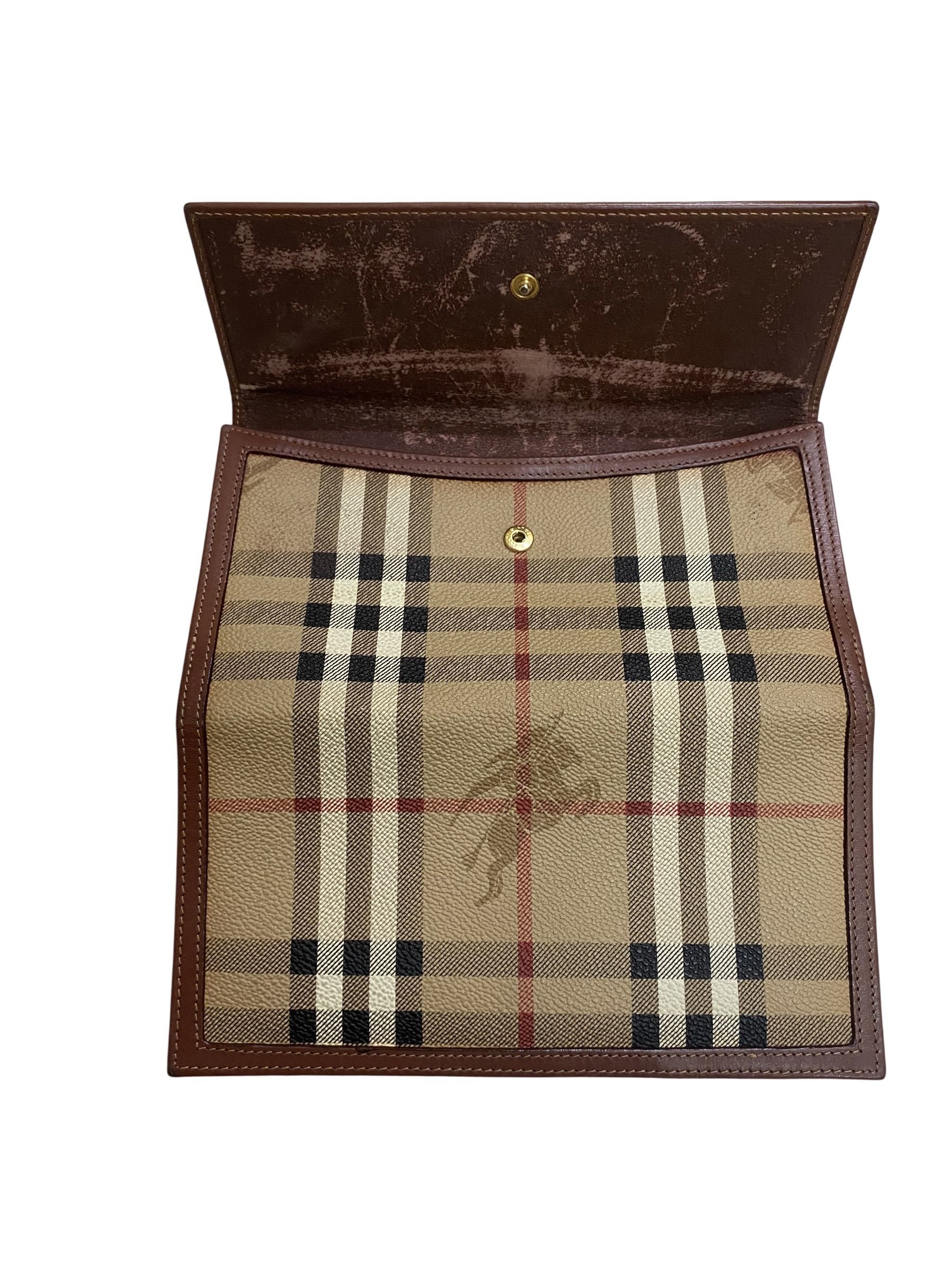 Burberry Iconic Vintage Burberry Nova Check Wallet Size ONE SIZE - 4 Thumbnail