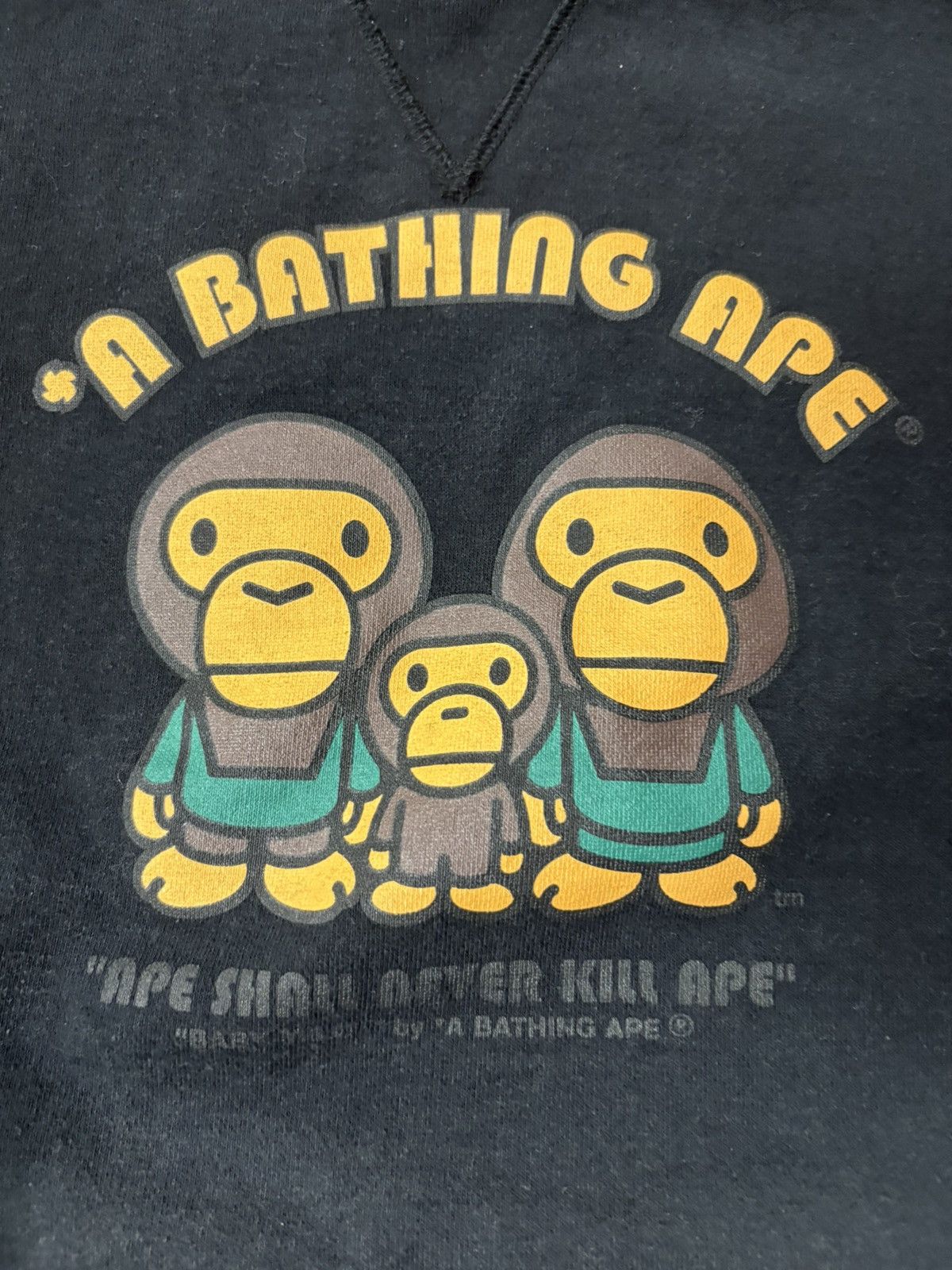 Bape Bape Milo Crewneck Sweatshirt Size US L / EU 52-54 / 3 - 2 Thumbnail