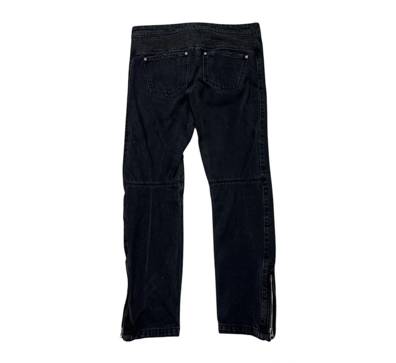 H&M × Isabel Marant × Isabel Marant Etoile Isabel Marant Pour H&M biker washed denim jeans zip pants Size US 28 / EU 44 - 2 Thumbnail