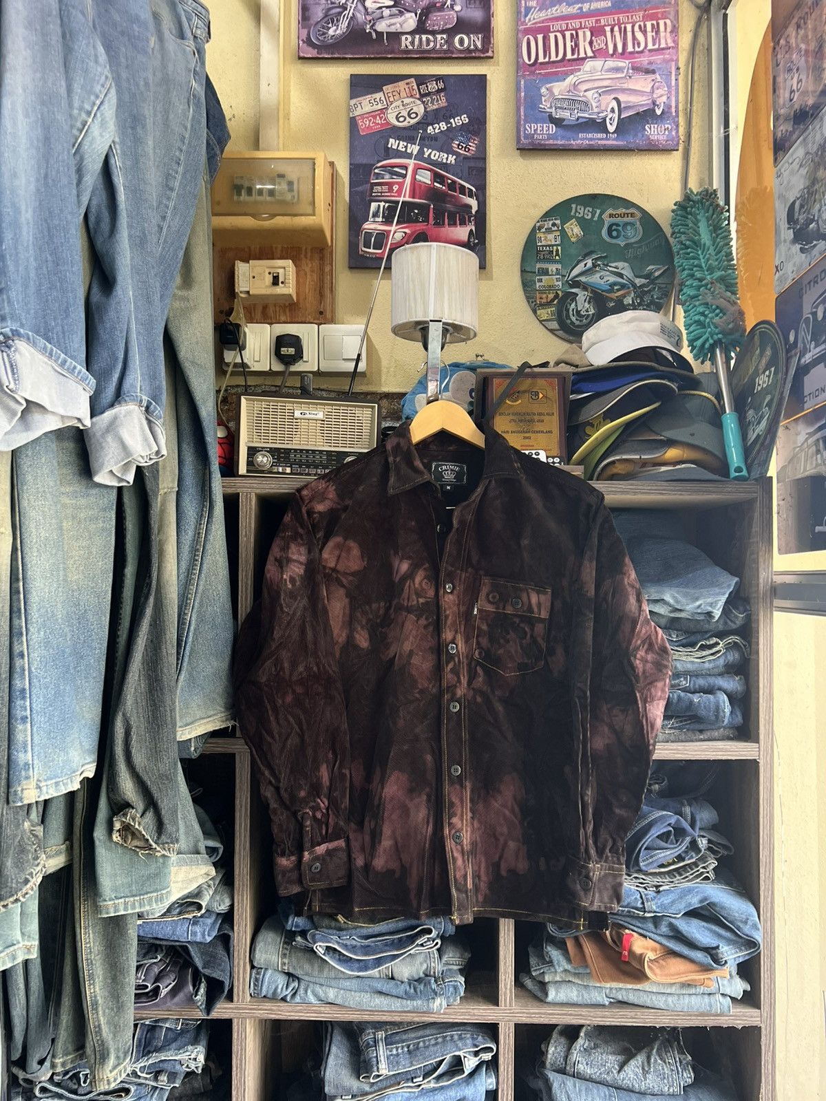 Other 🔥Rare Crimie Tokyo Color Bleach Corduroy Shirts Size US M / EU 48-50 / 2 - 2 Thumbnail