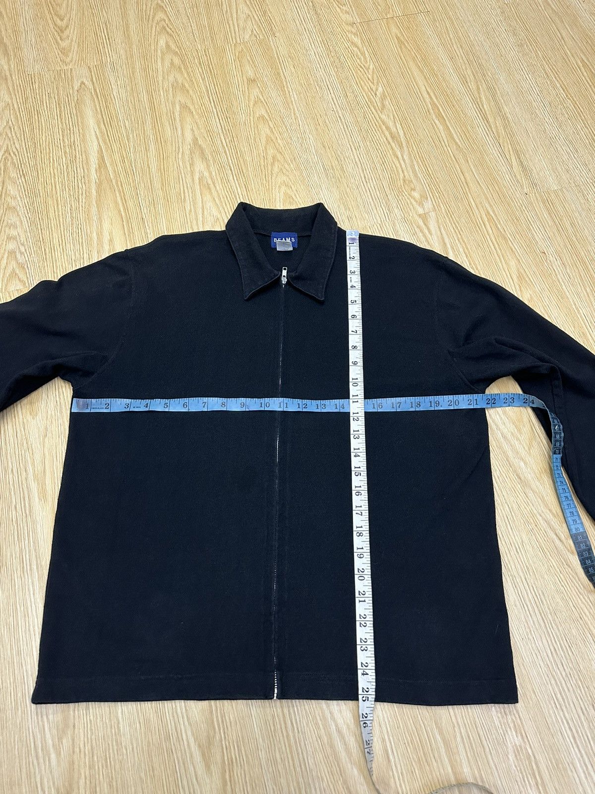 Beams Plus × Vintage Beams Zipper Knitwear Shirt MJ31 Size US S / EU 44-46 / 1 - 4 Thumbnail