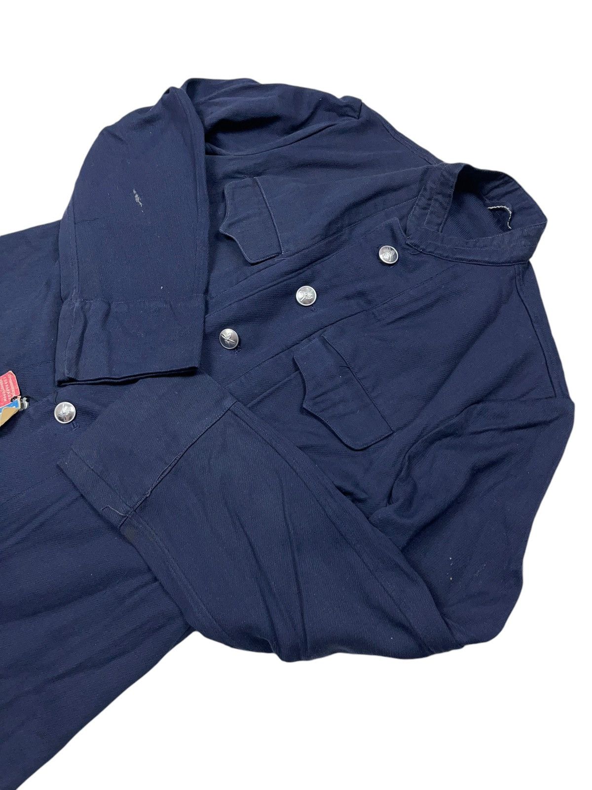 Le Laboureur × Vintage Vintage 60s Soviet Sanfor Chore Jacket USSR Workwear Size US M / EU 48-50 / 2 - 2 Thumbnail