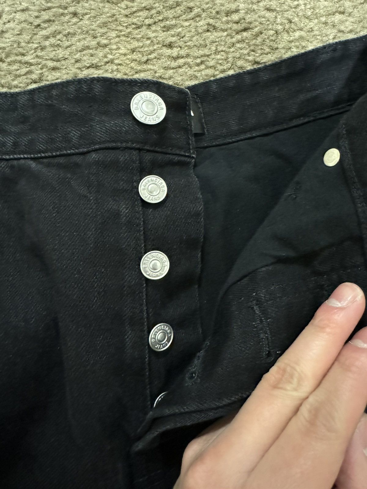 Balenciaga Balenciaga Slashed Distressed Denim Jeans Size US 32 / EU 48 - 4 Thumbnail