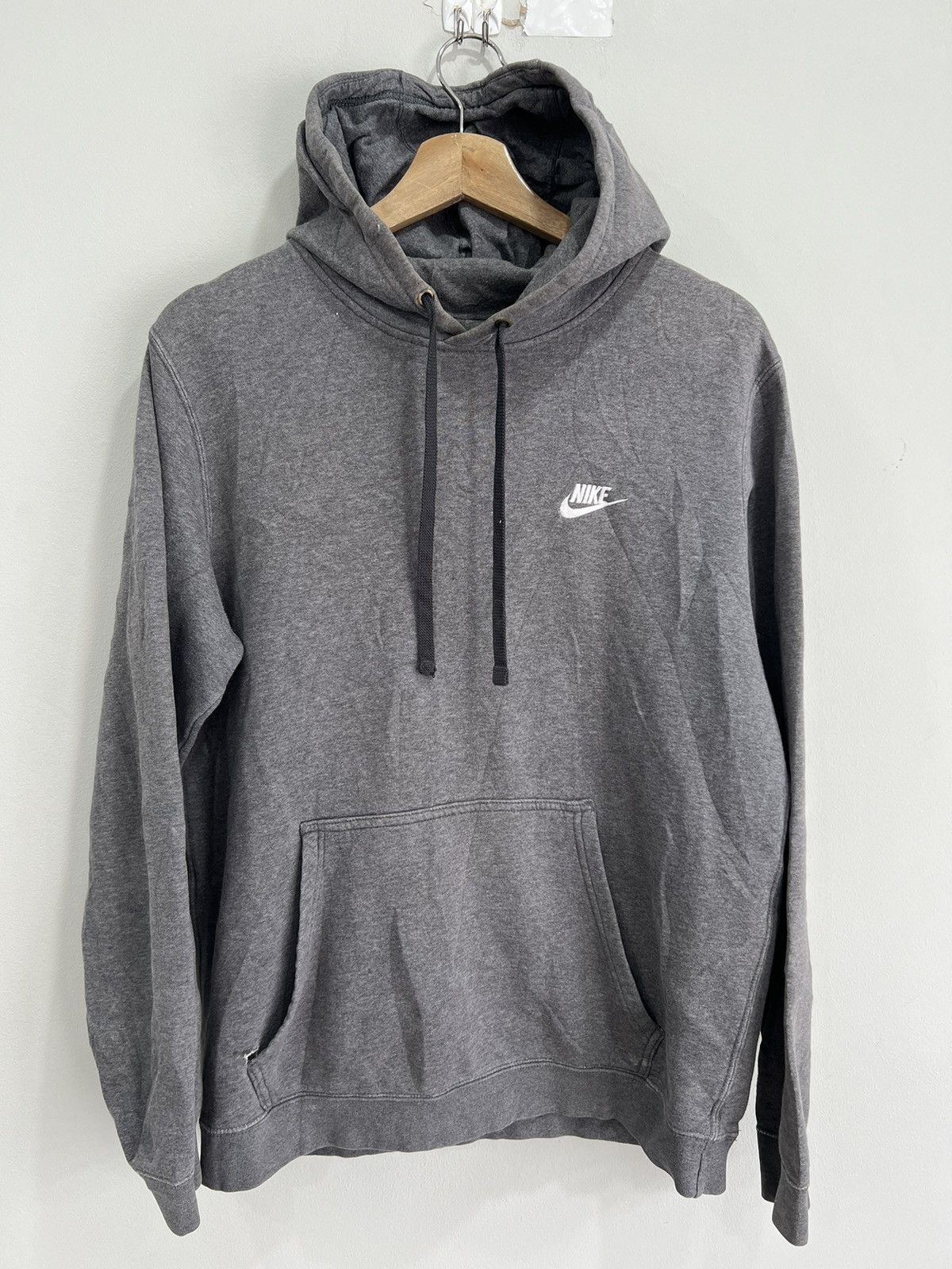 Vintage Y2K Nike Hoodie Swoosh Check