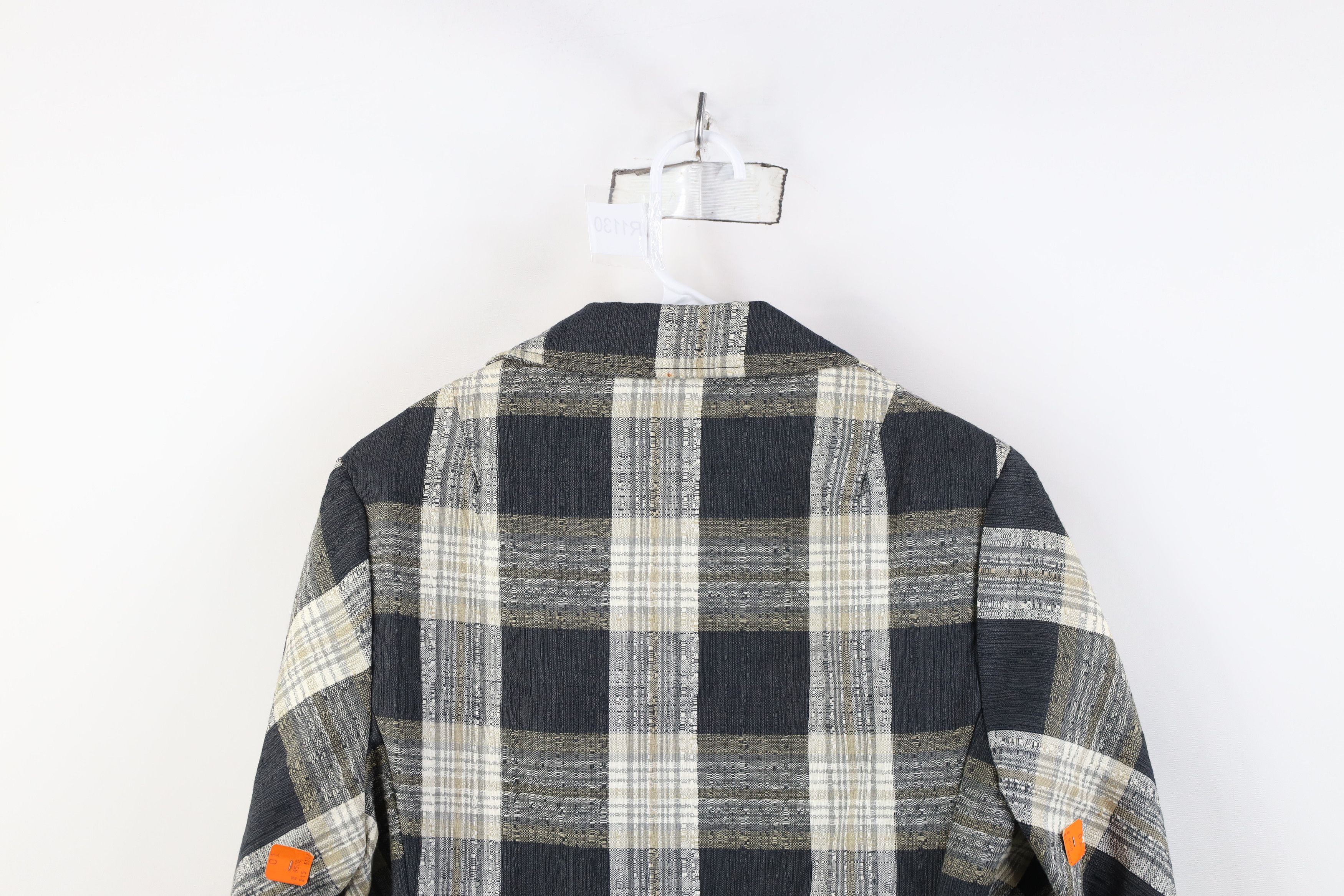 Vintage Deadstock Vintage 70s Streetwear Suit Coat Jacket Plaid Size XXL / US 16-18 / IT 52-54 - 14 Thumbnail
