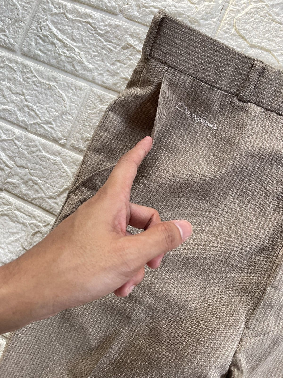 Christian Dior Monsieur Slack Vintage Monsieur Casual Wide Leg Pants Size 30" / US 8 / IT 44 - 8 Thumbnail