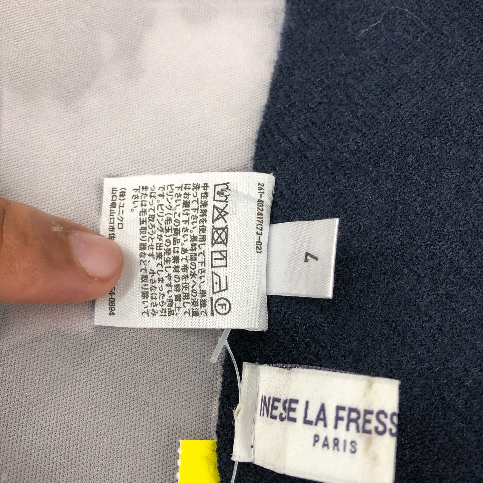 Japanese Brand VIntage Uniqlo X Ines La Fressange Scarf Wool Scarves. Size ONE SIZE - 6 Thumbnail